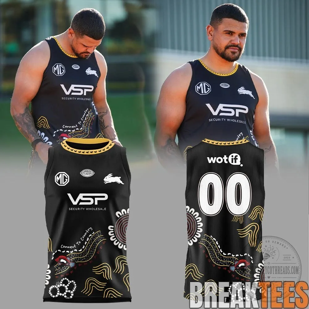 South Sydney Rabbitohs Indigenous Training Singlet Jersey