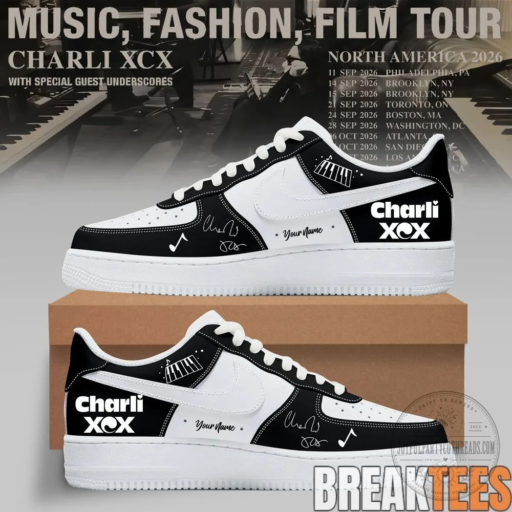 Charli XCX Music Fashion Film Tour Personalized Custom Sneakers