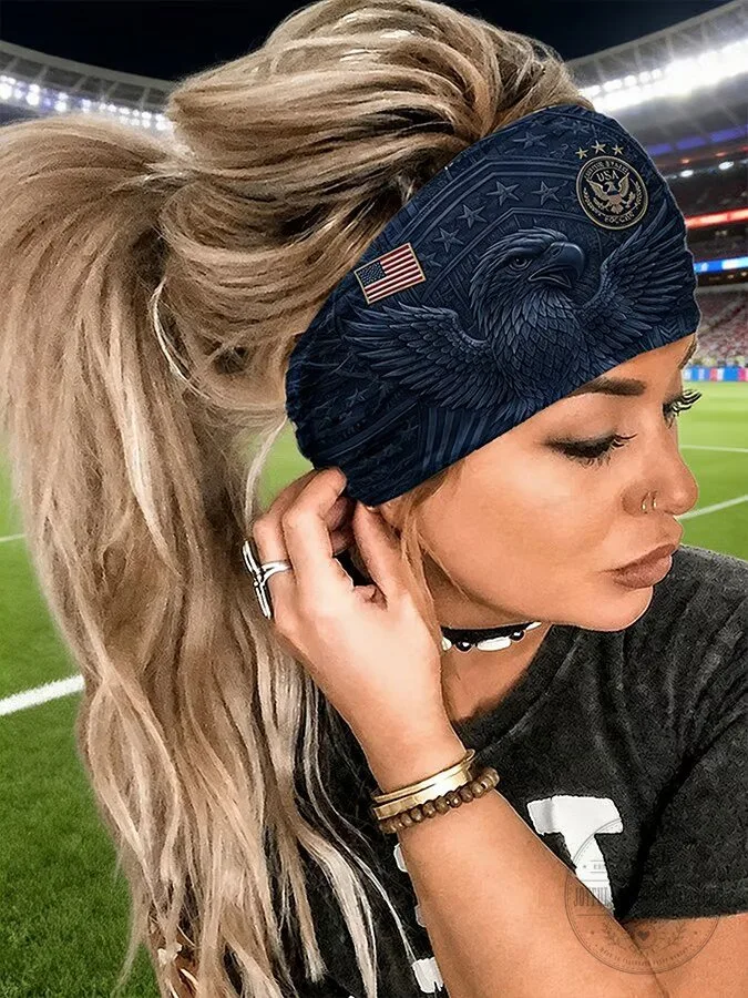 USA Soccer American Eagle Headband for Women