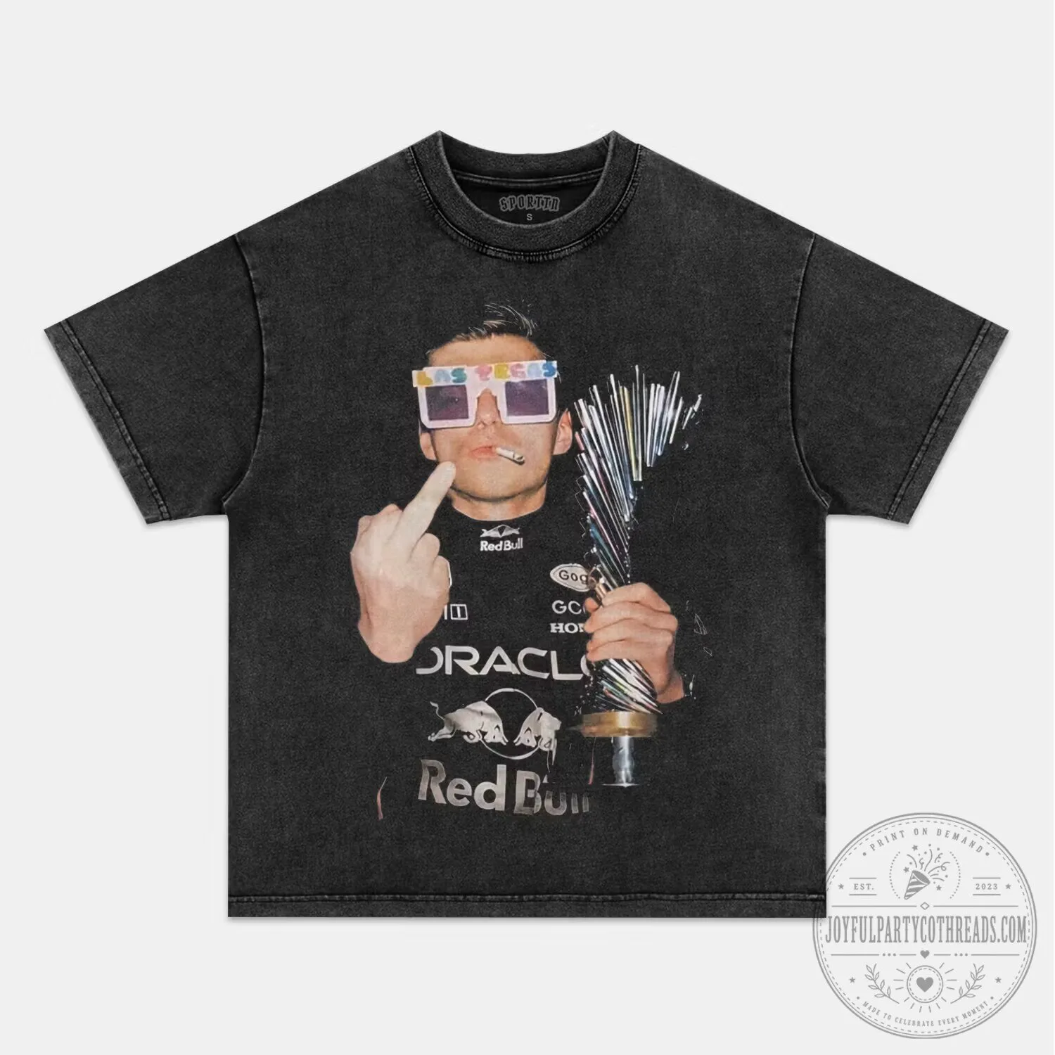 Formula 1 Champion T-Shirt featuring Max Verstappen Racing Design