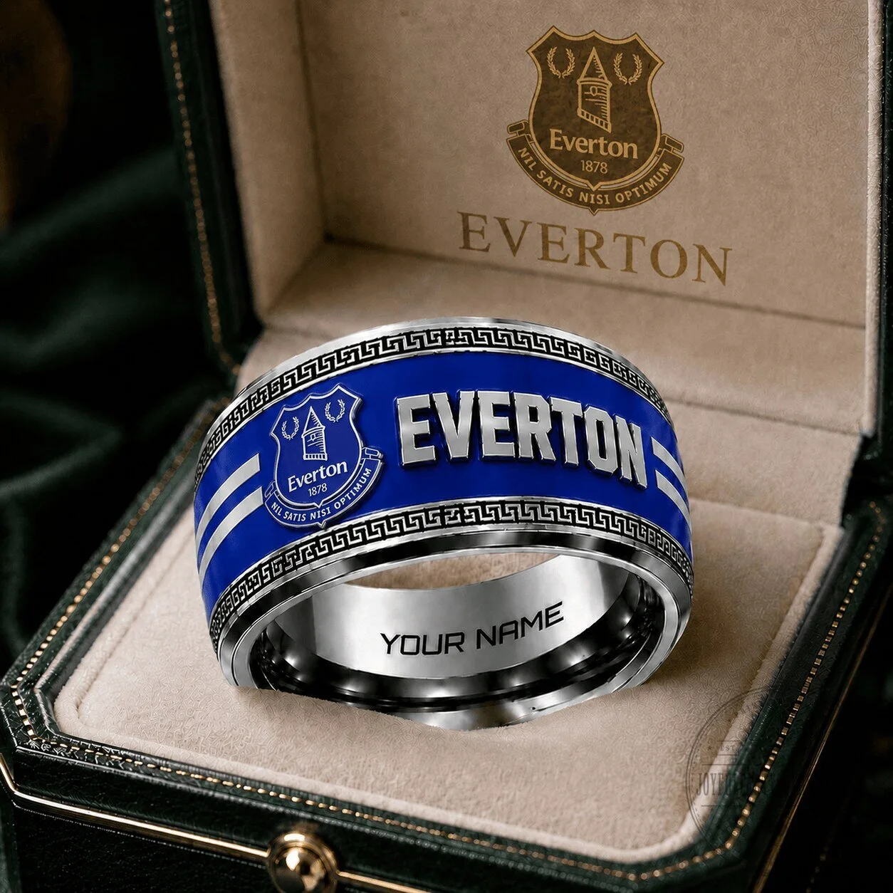 Everton Football Club Personalized Custom Engraved Ring