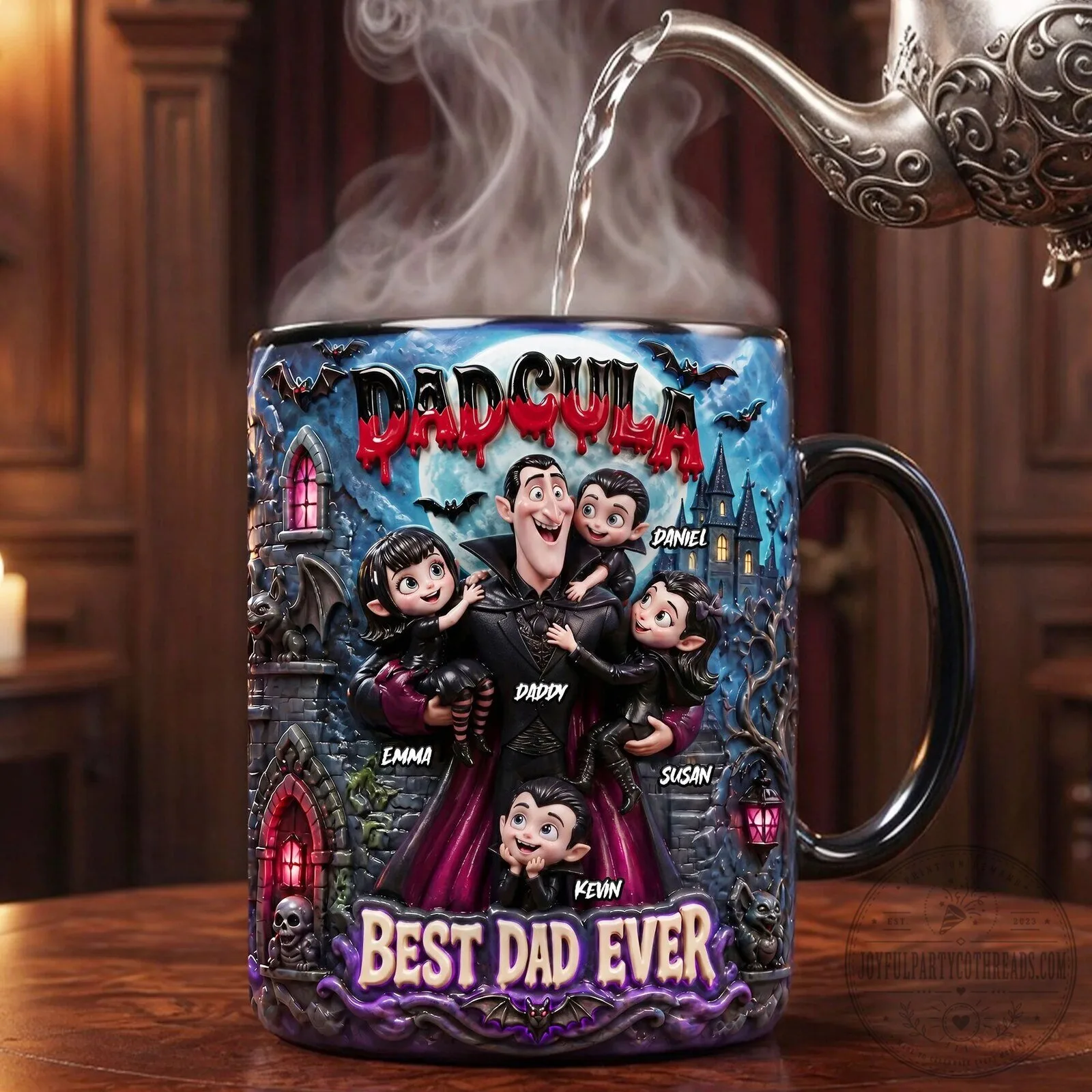 Hotel Transylvania Dracula Dadcula Best Dad Ever Personalized Coffee Mug 4 Hotel Transylvania Dracula Dadcula Best Dad Ever Personalized Coffee Mug