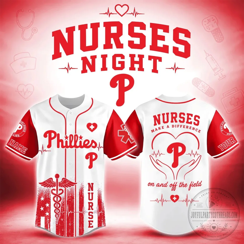 Philadelphia Phillies Nurses Night Baseball Jersey Philadelphia Phillies Nurses Night Baseball Jersey