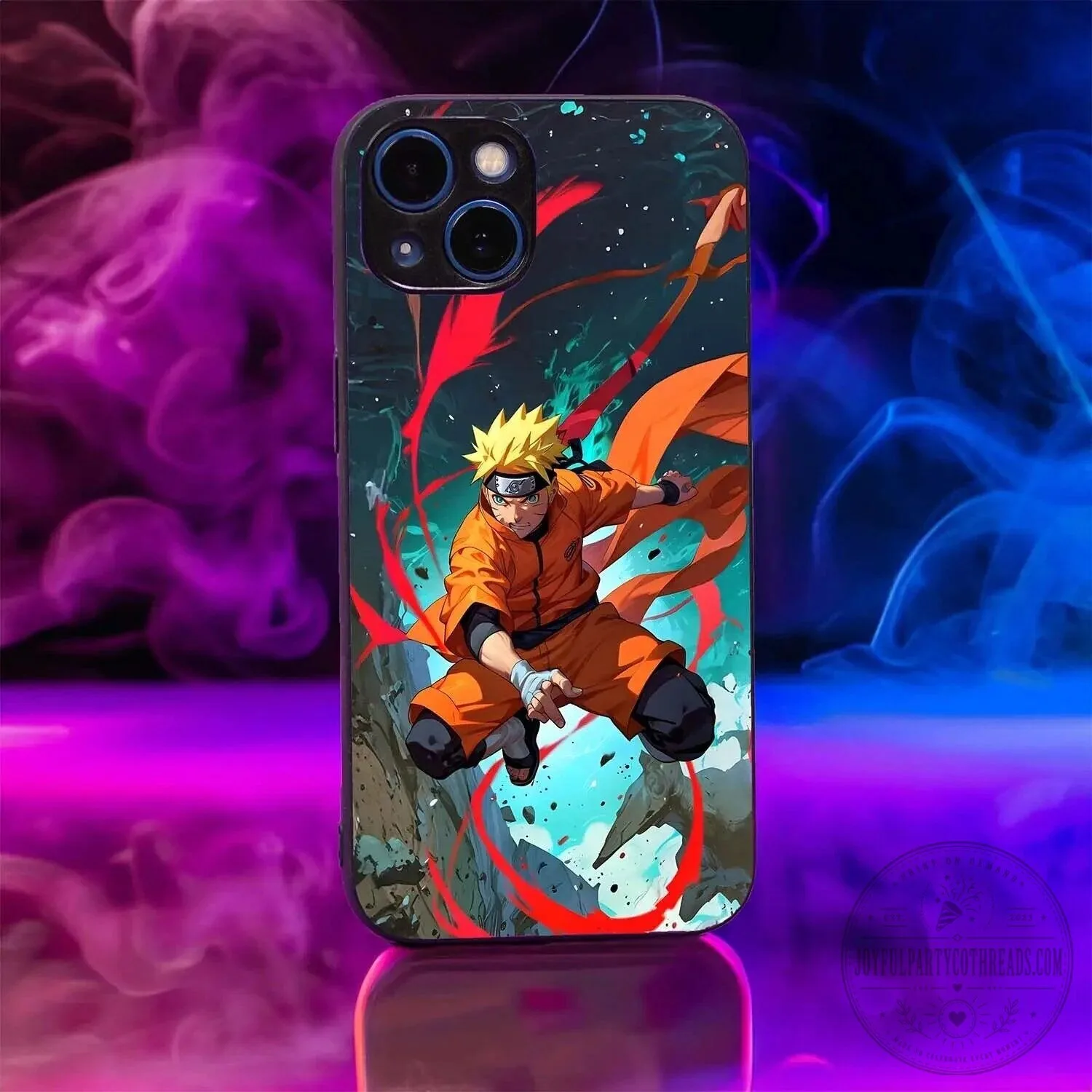 Naruto Uzumaki Anime Character Art Phone Case for Apple iPhone