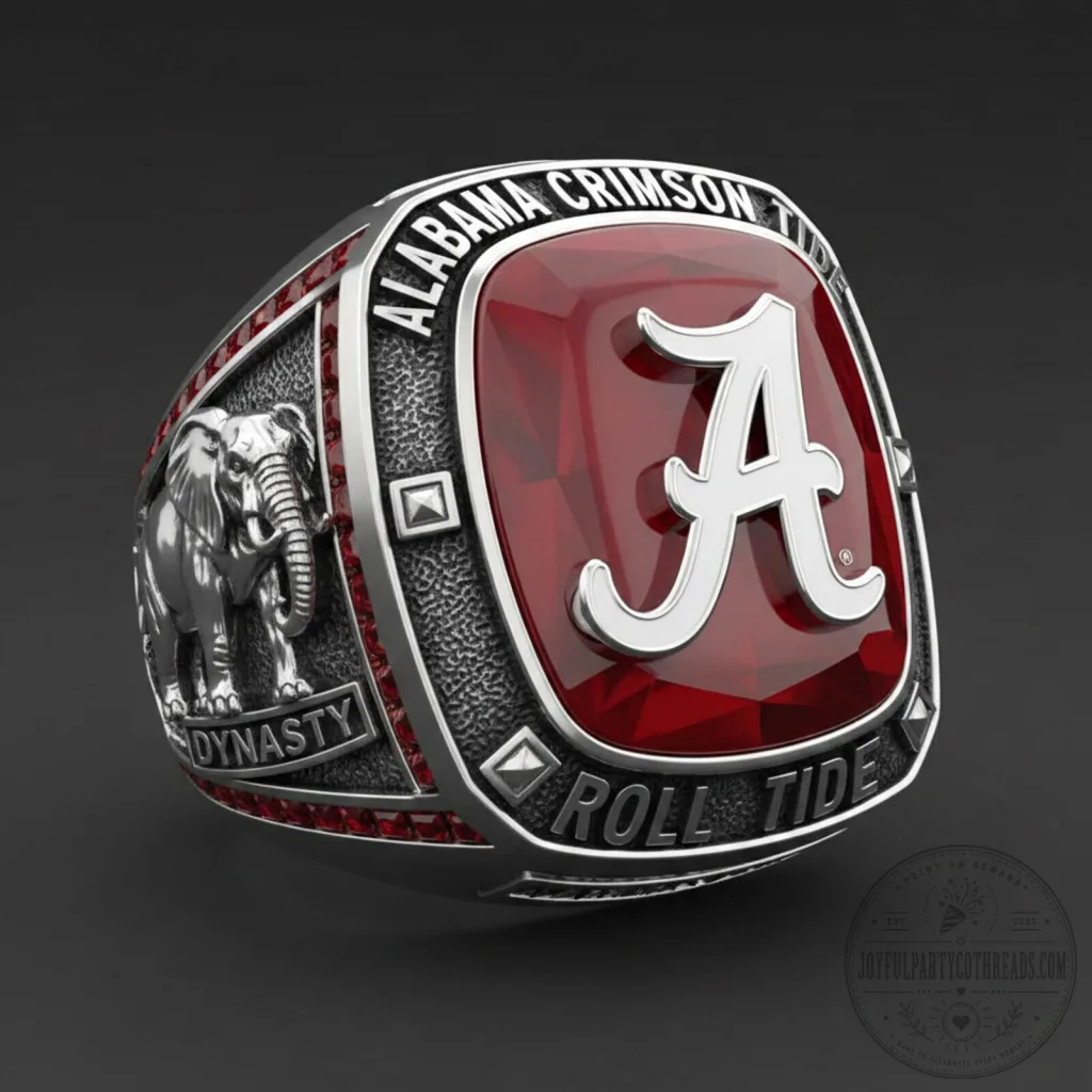 Alabama Crimson Tide National Championship Elephant Dynasty Ring Alabama Crimson Tide National Championship Elephant Dynasty Ring
