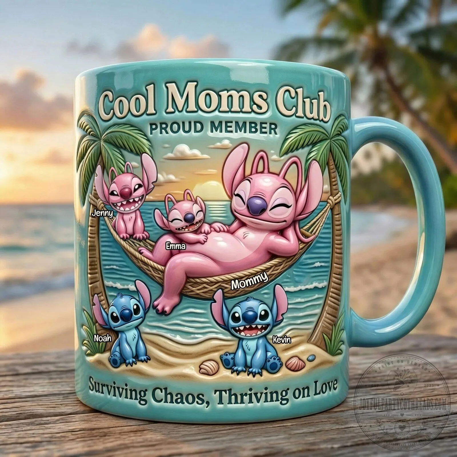 Cool Moms Club Personalized Stitch and Angel Lilo & Stitch Coffee Mug 4 Cool Moms Club Personalized Stitch and Angel Lilo & Stitch Coffee Mug