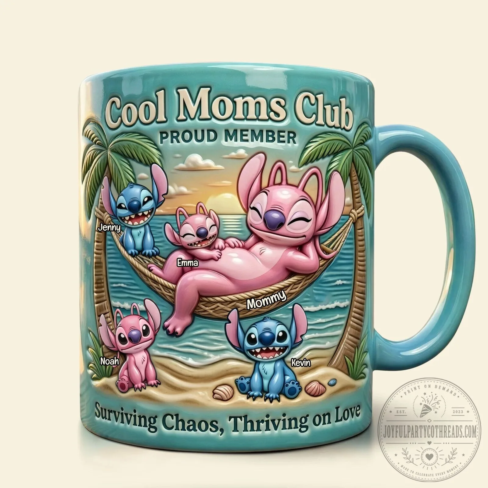 Cool Moms Club Personalized Stitch and Angel Lilo & Stitch Coffee Mug 5 Cool Moms Club Personalized Stitch and Angel Lilo & Stitch Coffee Mug