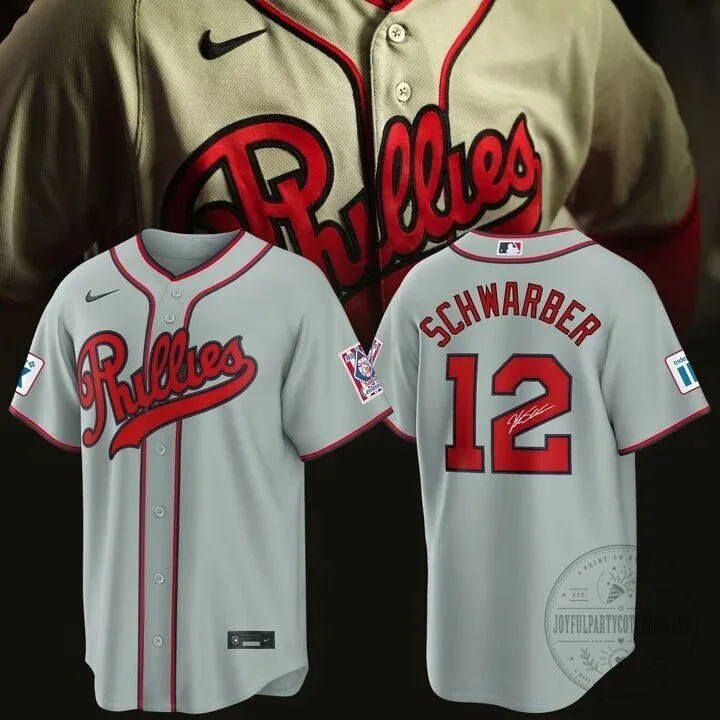 Philadelphia Phillies 2026 Kyle Schwarber Field of Dreams Baseball Jersey