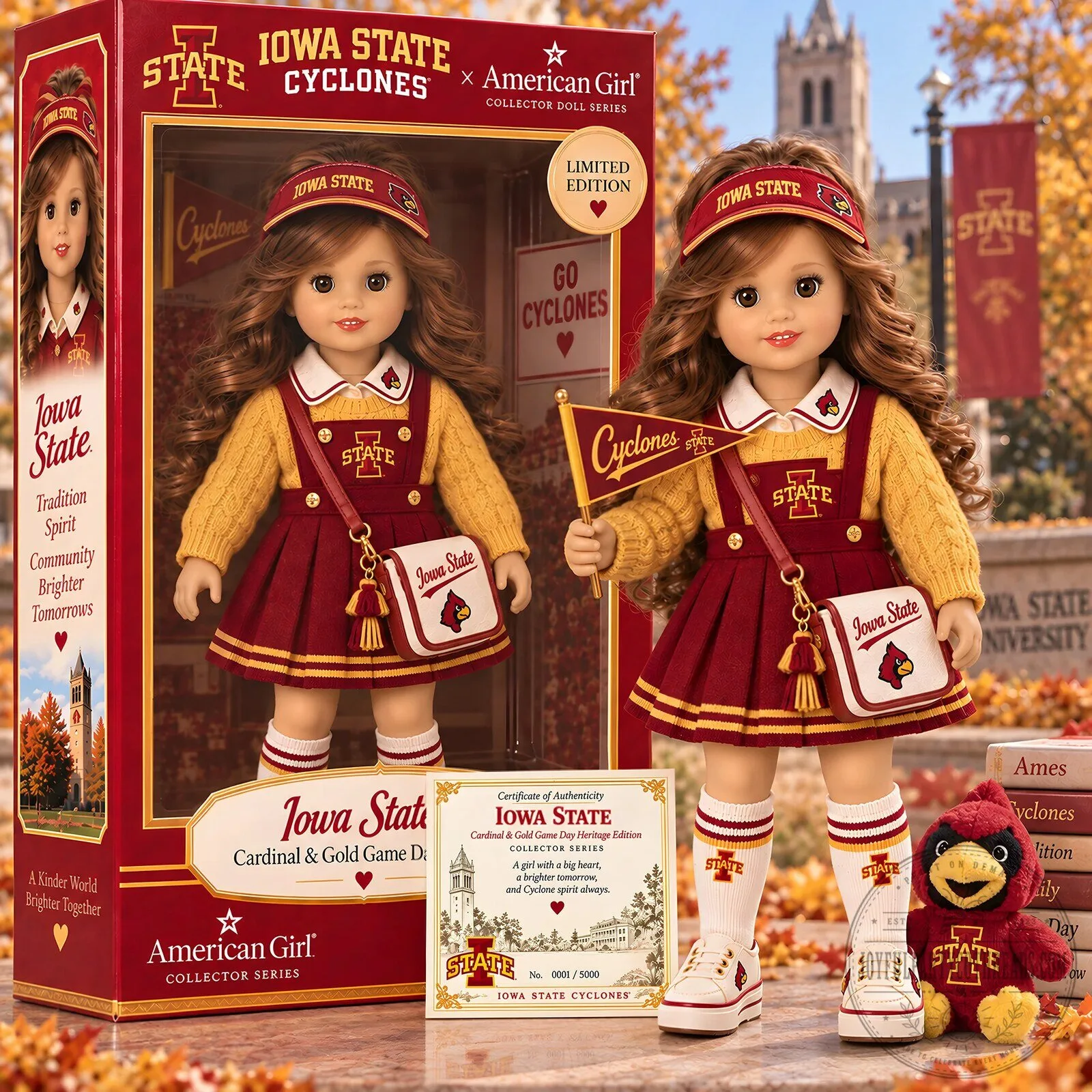 Iowa State Cyclones American Girl Collector Series Doll Limited Edition