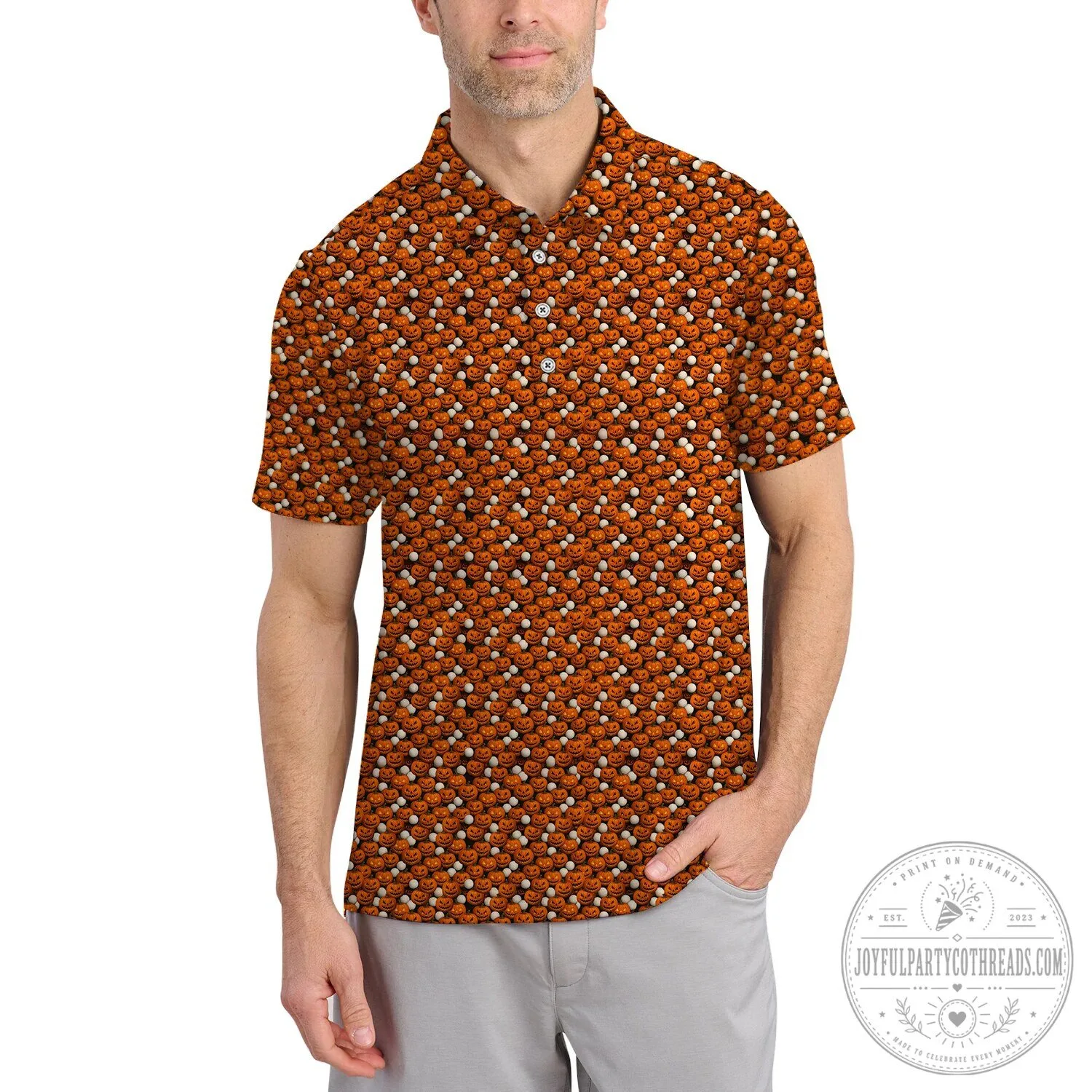 Halloween Lover Shirt Pumpkin Golf Polo Shirt for Men and Women 8 Halloween Lover Shirt Pumpkin Golf Polo Shirt for Men and Women