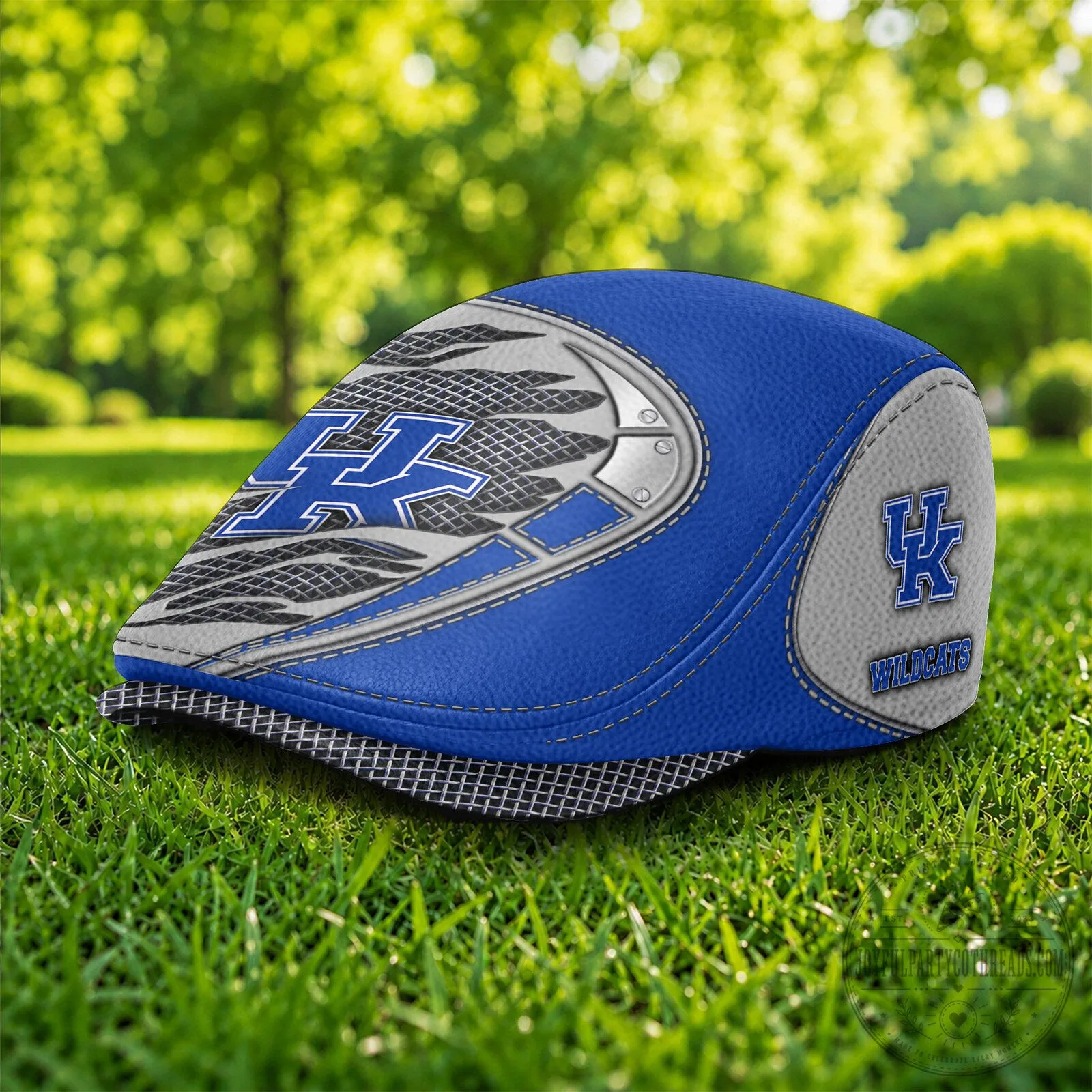 Kentucky Wildcats NCAA Blue and Gray Flat Cap Hat