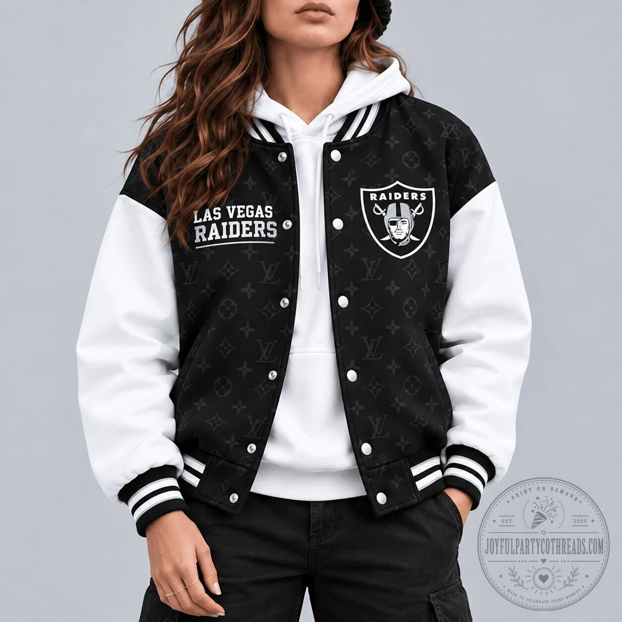 Las Vegas Raiders National Football League Varsity Bomber Jacket