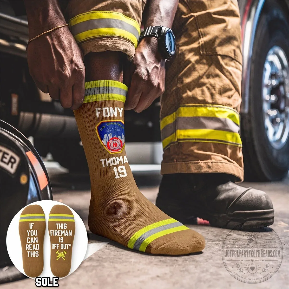 Funny Fireman Is Off Duty If You Can Read This Crew Socks 5 Funny Fireman Is Off Duty If You Can Read This Crew Socks