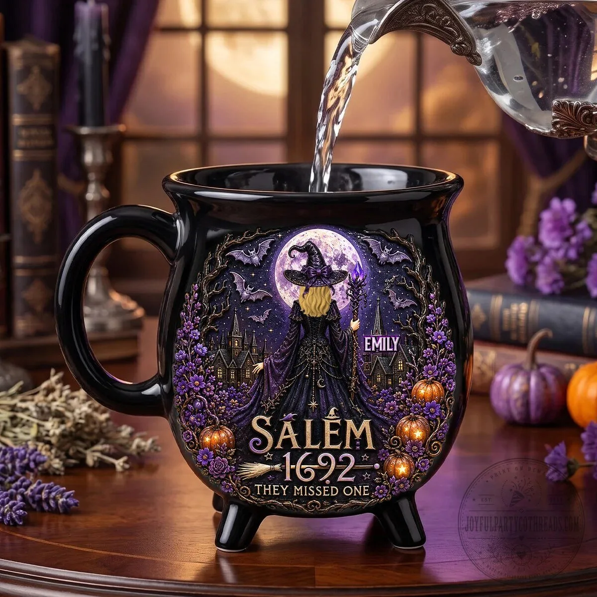 Halloween Salem 1692 They Missed One Witch Cauldron Coffee Mug