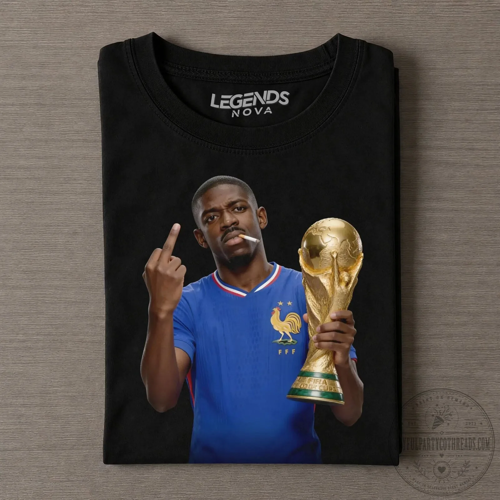 Ousmane Dembele France Football World Cup Champion T-Shirt