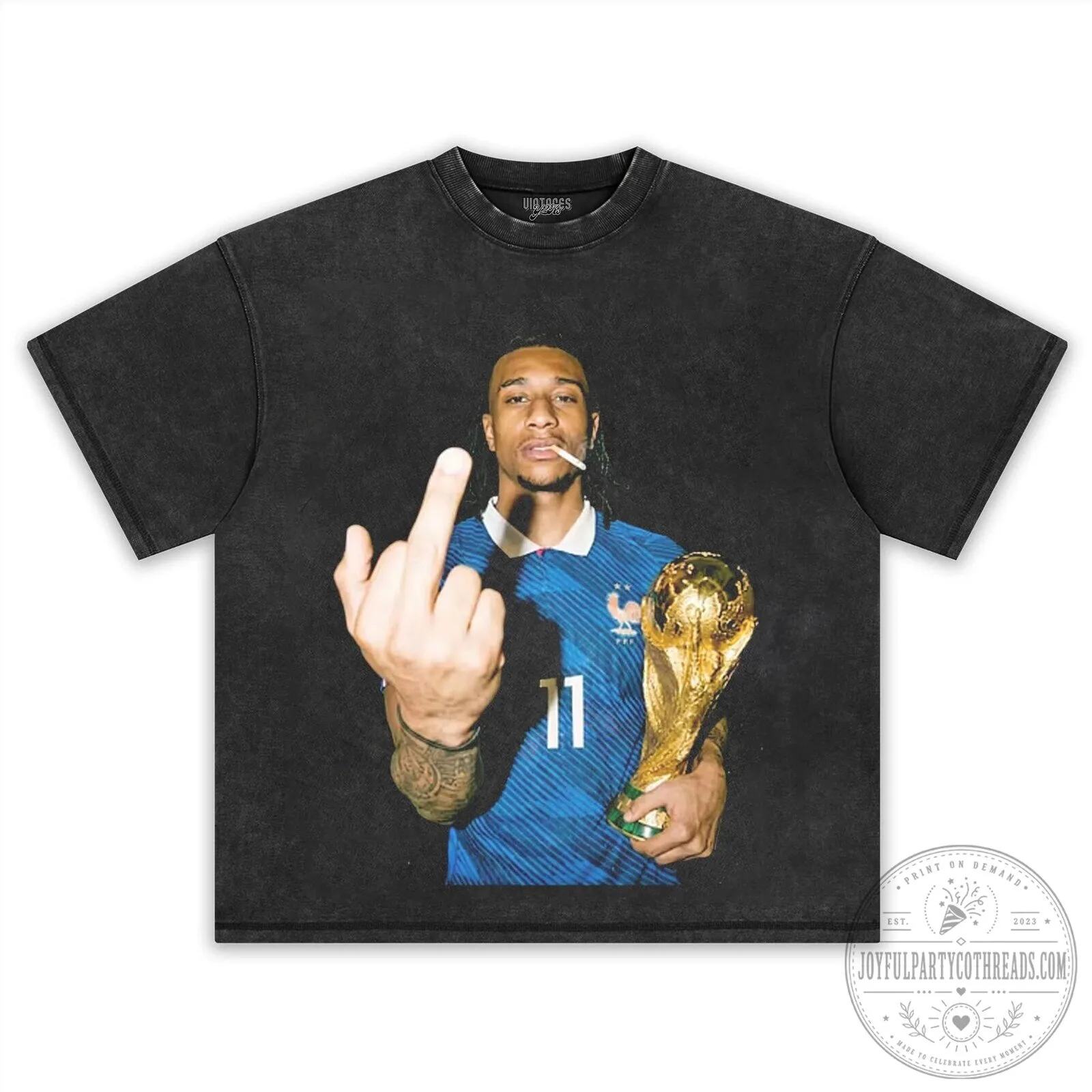 Ousmane Dembele France World Cup Champion Middle Finger T-Shirt 8 Ousmane Dembele France World Cup Champion Middle Finger T-Shirt