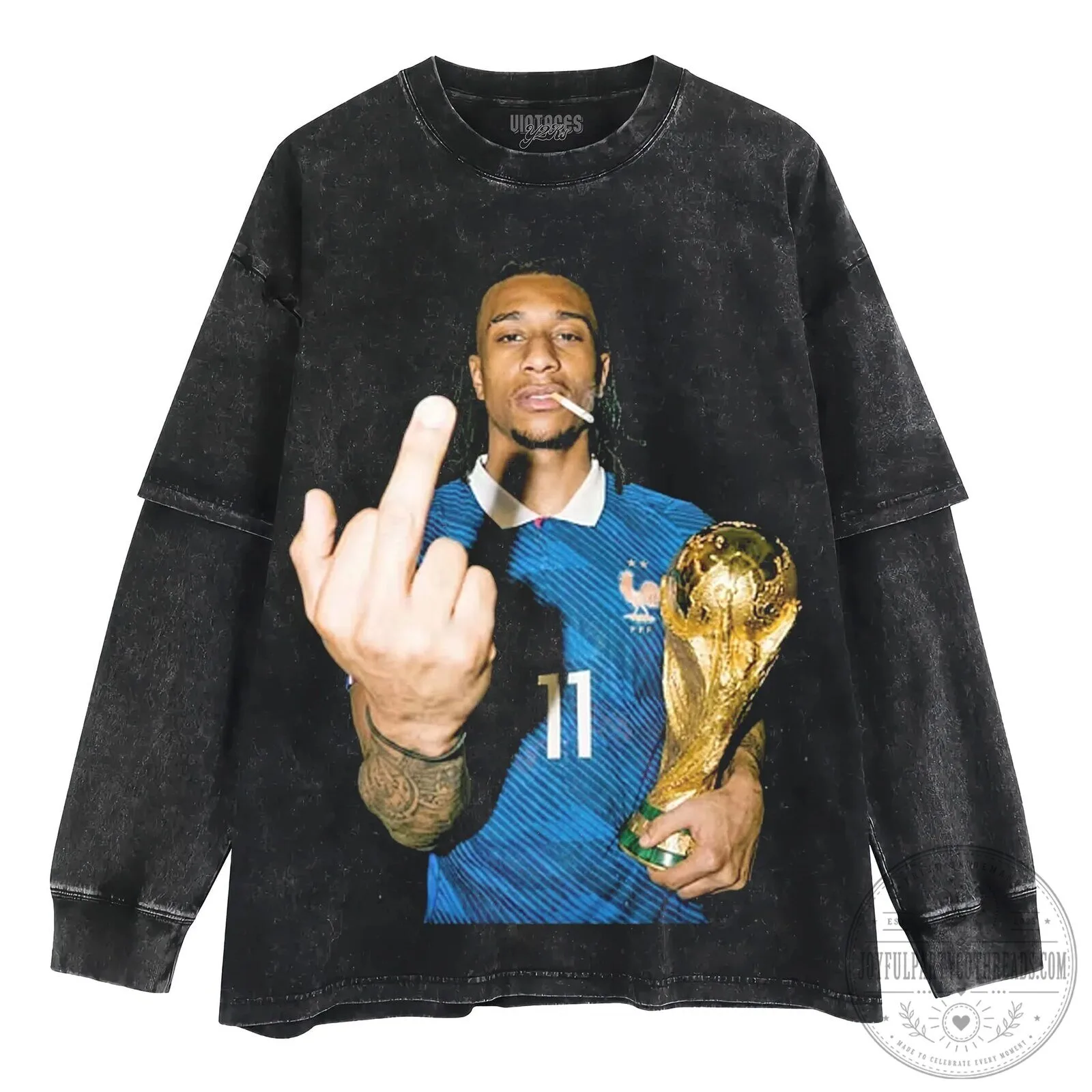 Ousmane Dembele France World Cup Champion Middle Finger T-Shirt 10 Ousmane Dembele France World Cup Champion Middle Finger T-Shirt