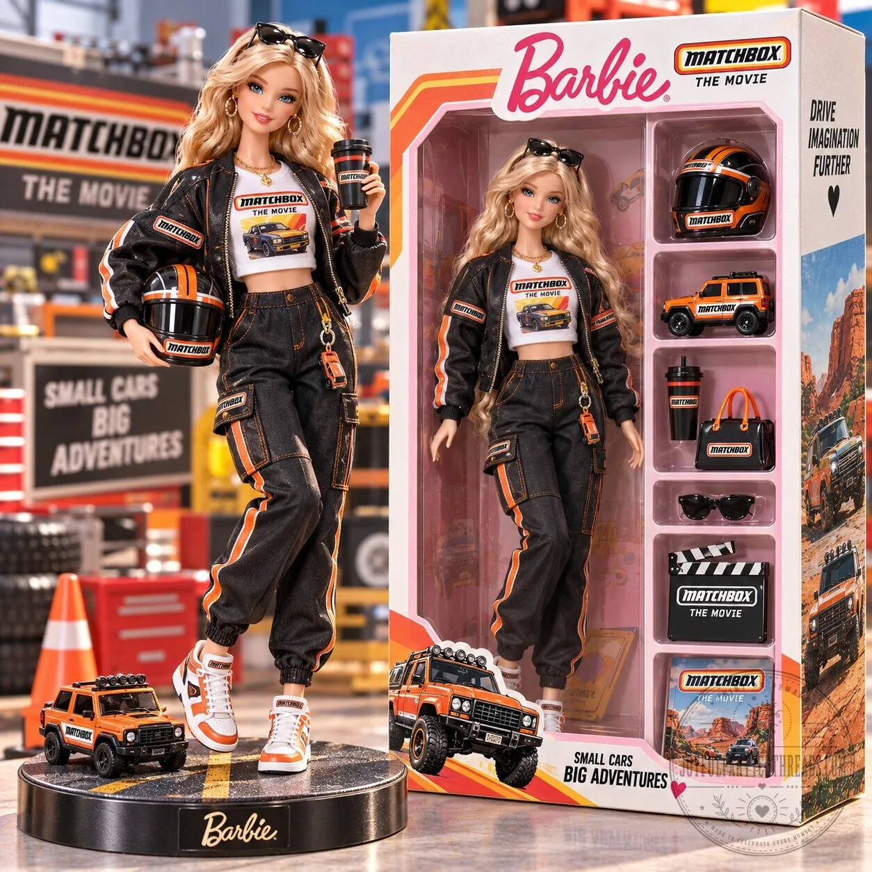 Barbie Doll Matchbox The Movie Collectible Figure with Accessories