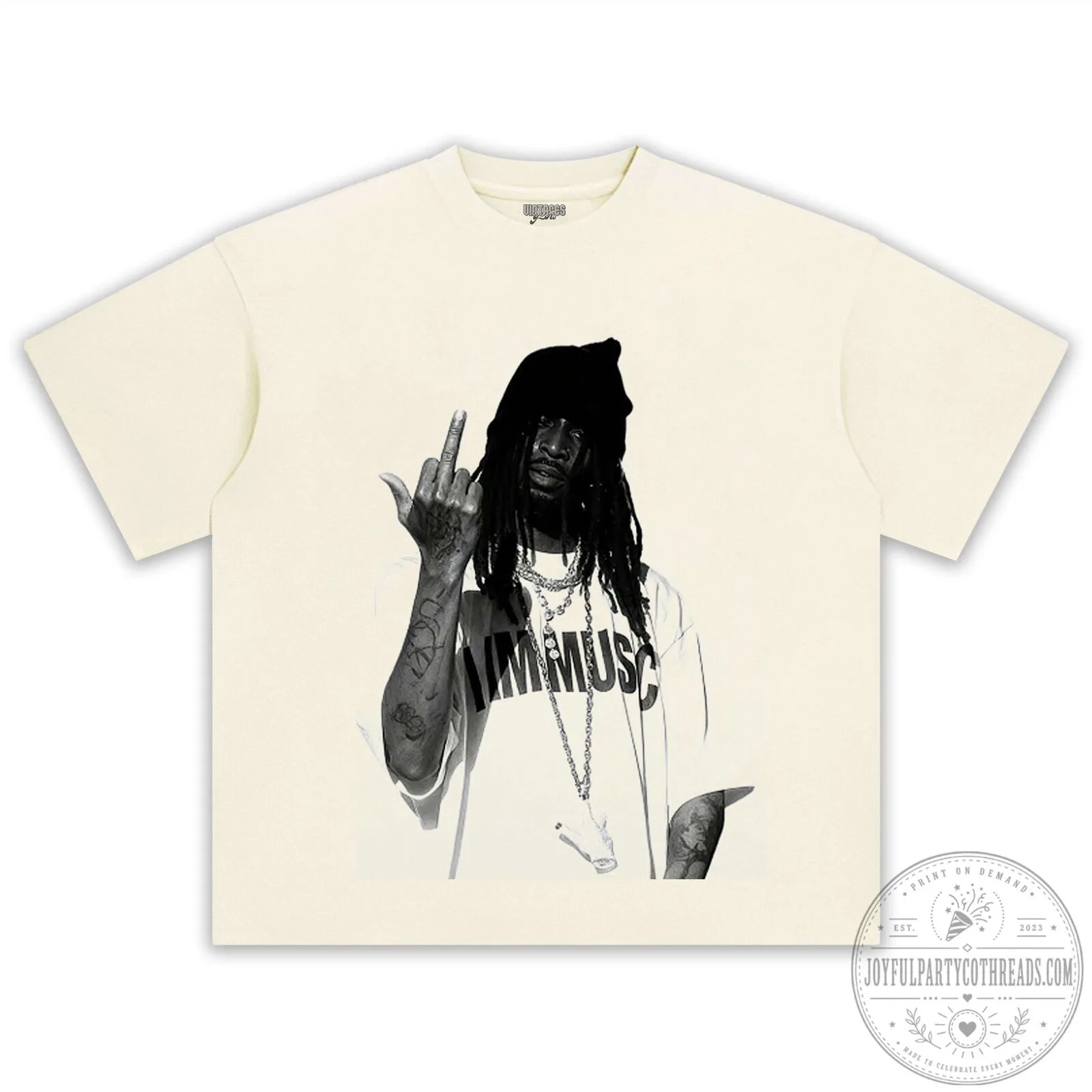 Playboi Carti Rapper Black and White Photo Graphic T-Shirt 11 Playboi Carti Rapper Black and White Photo Graphic T-Shirt