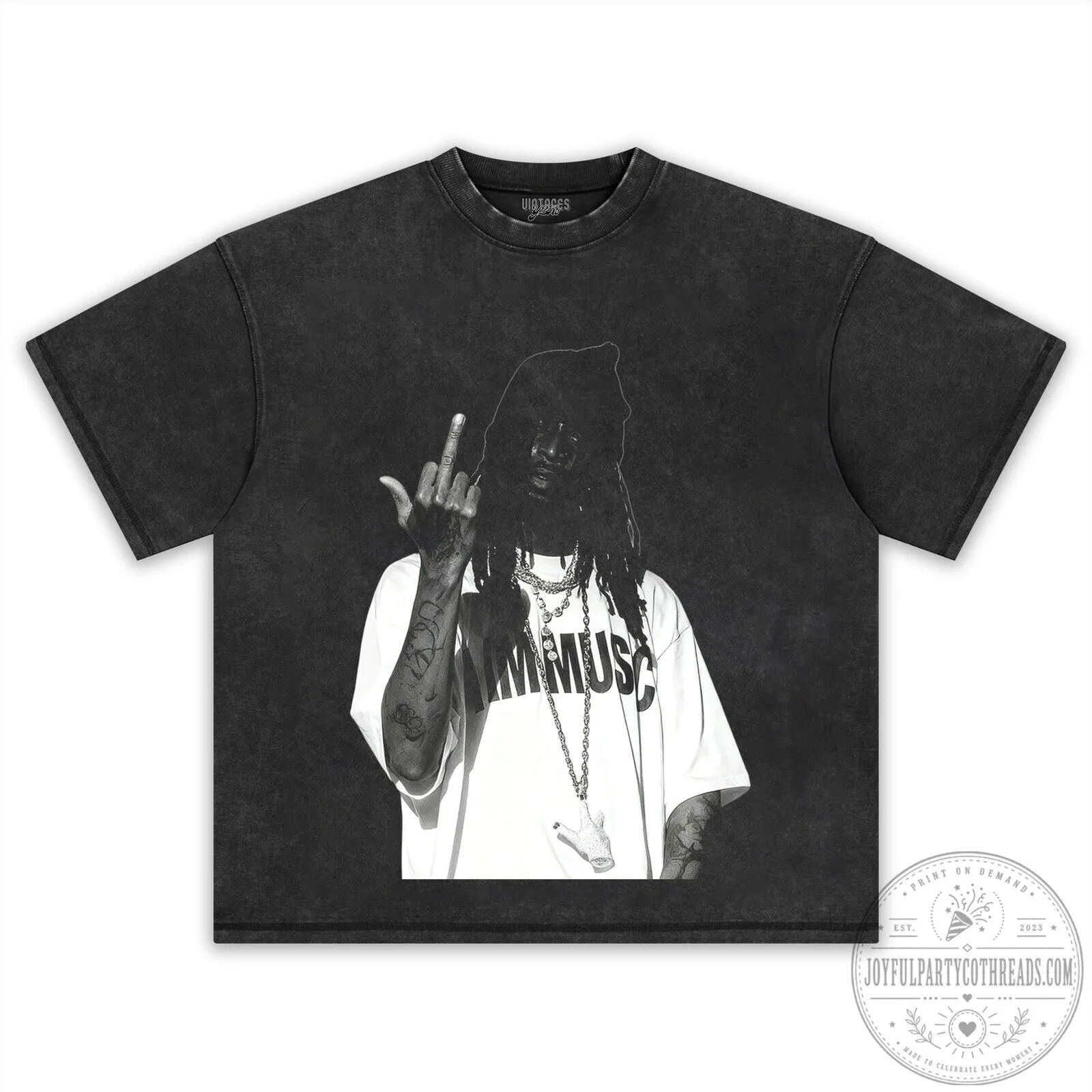 Playboi Carti Rapper Black and White Photo Graphic T-Shirt 13 Playboi Carti Rapper Black and White Photo Graphic T-Shirt
