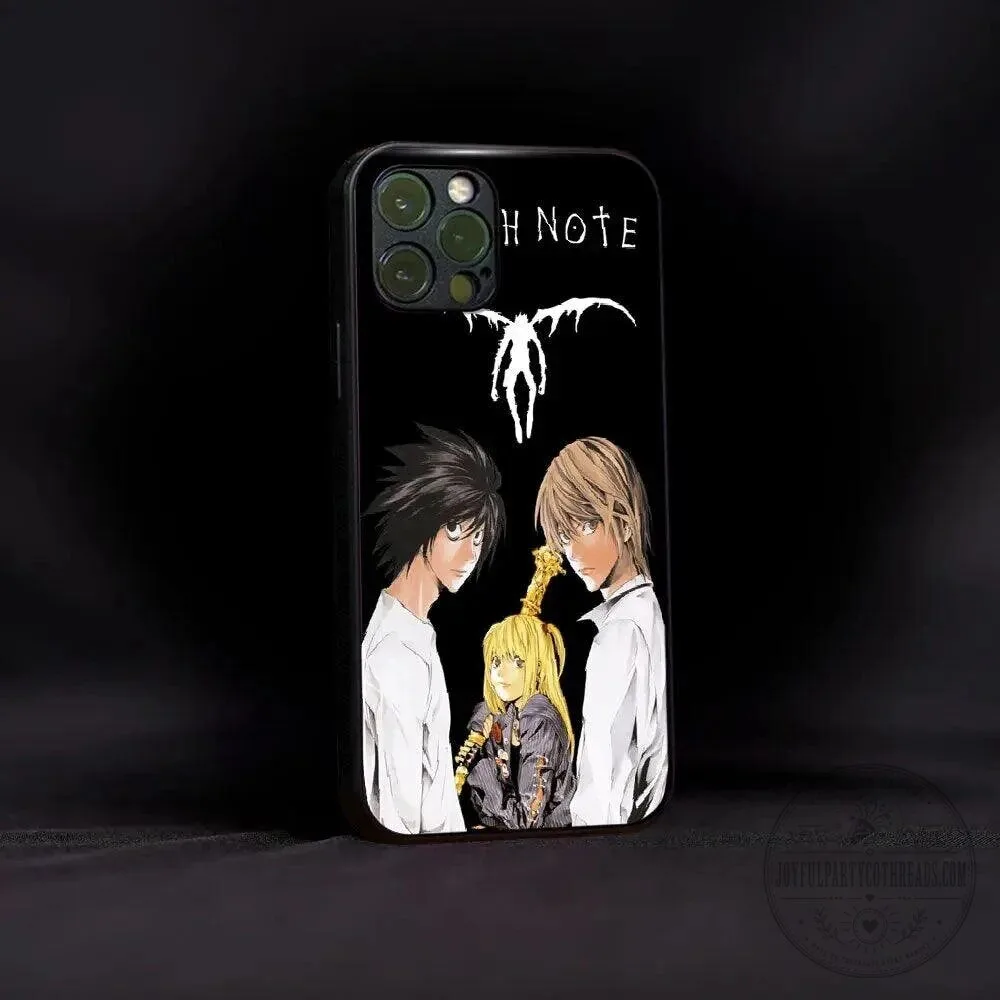Death Note L Lawliet Misa Amane Light Yagami Anime Manga Phone Case