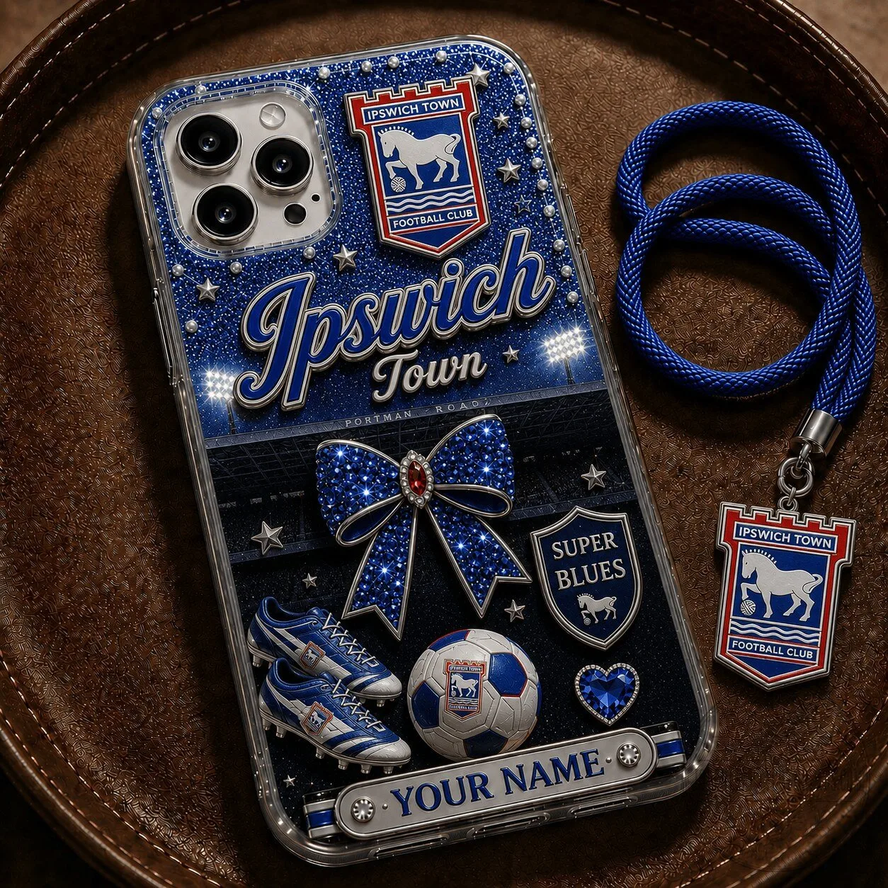 Ipswich Town Football Club Super Blues Custom Name Phone Case