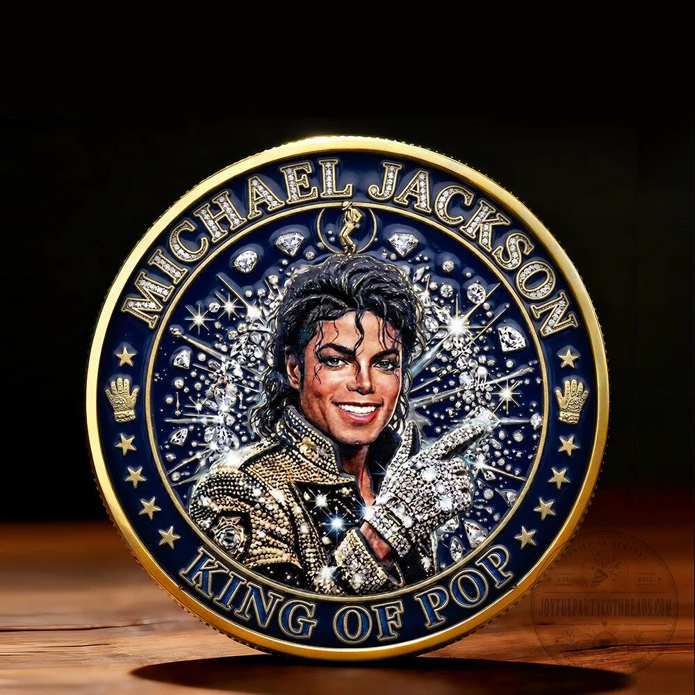Michael Jackson King of Pop Commemorative Collectible Coin