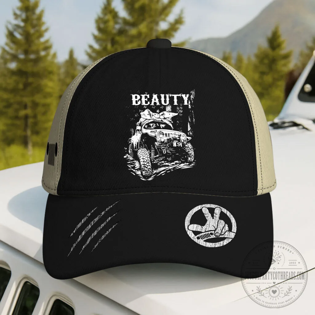 Beast Mode Jeep Off-Road Trucker Cap Hat 6 Beast Mode Jeep Off-Road Trucker Cap Hat