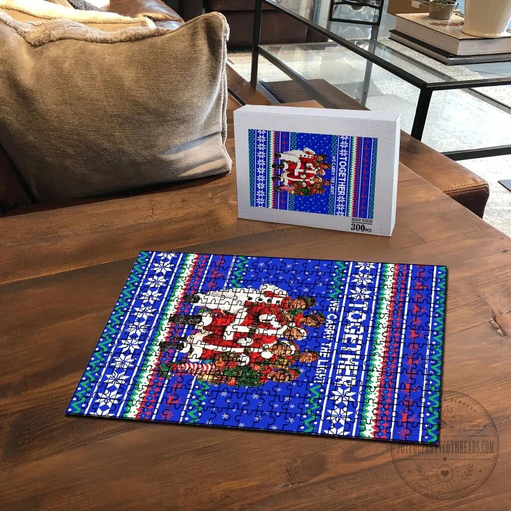 Civil Rights Leaders Christmas Ugly Sweater Pattern Holiday Jigsaw Puzzle 9 Civil Rights Leaders Christmas Ugly Sweater Pattern Holiday Jigsaw Puzzle