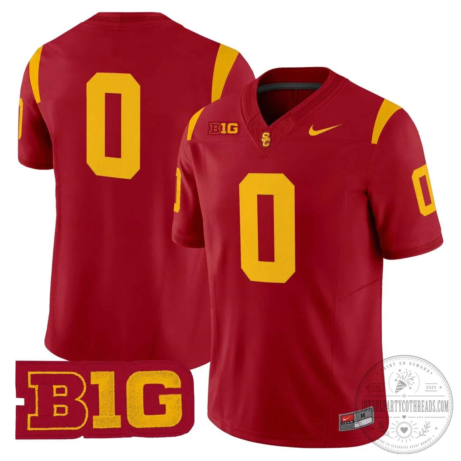 USC Trojans Football Team Red Number 14 Big Ten Conference Fan Jersey 50 USC Trojans Football Team Red Number 14 Big Ten Conference Fan Jersey