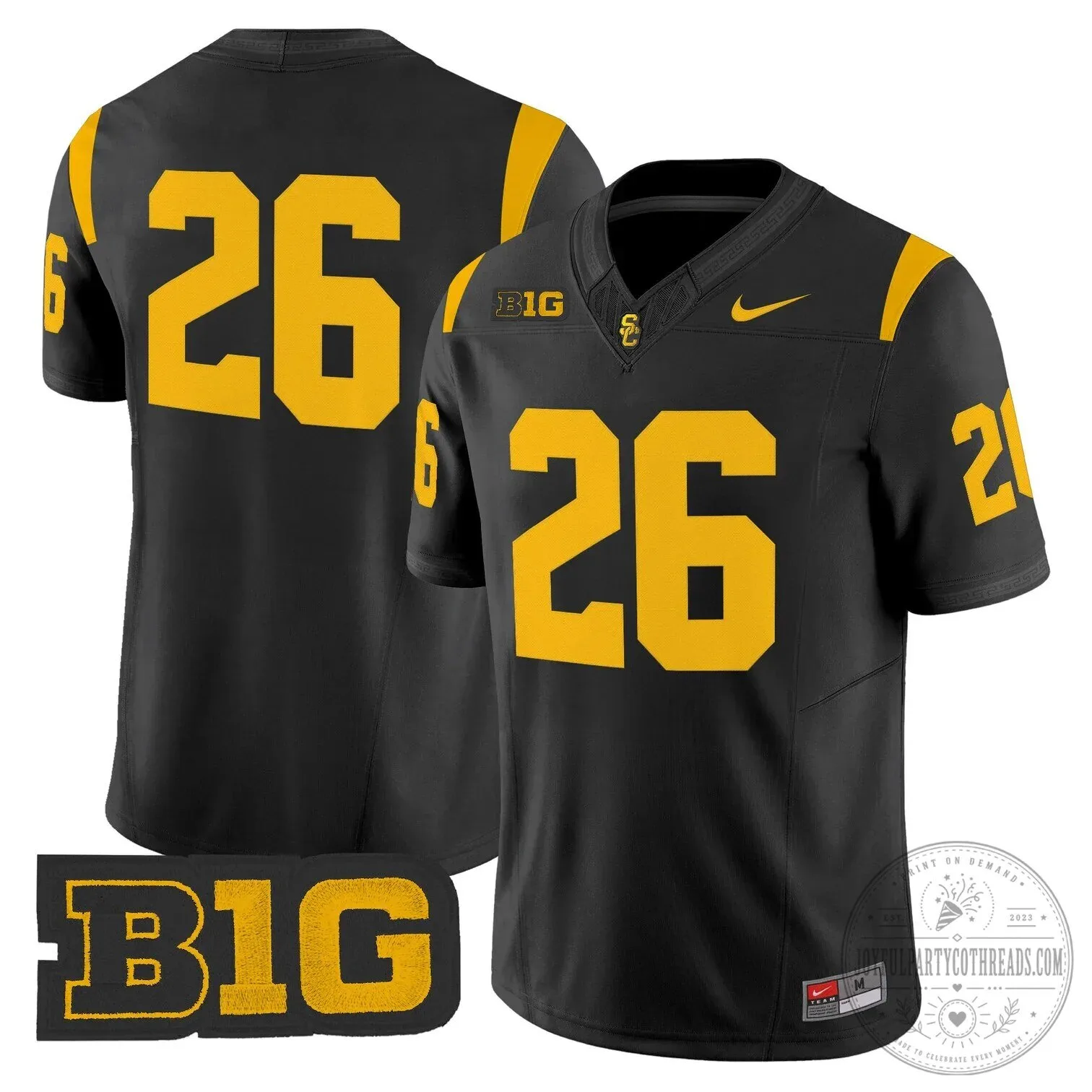 USC Trojans Football Team Red Number 14 Big Ten Conference Fan Jersey 65 USC Trojans Football Team Red Number 14 Big Ten Conference Fan Jersey