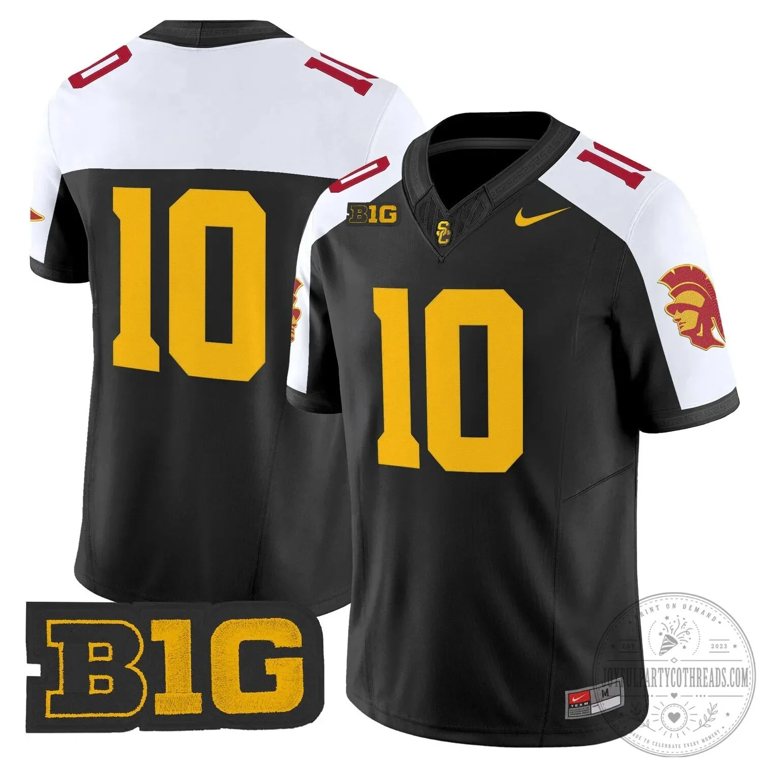 USC Trojans Football Team Red Number 14 Big Ten Conference Fan Jersey 82 USC Trojans Football Team Red Number 14 Big Ten Conference Fan Jersey