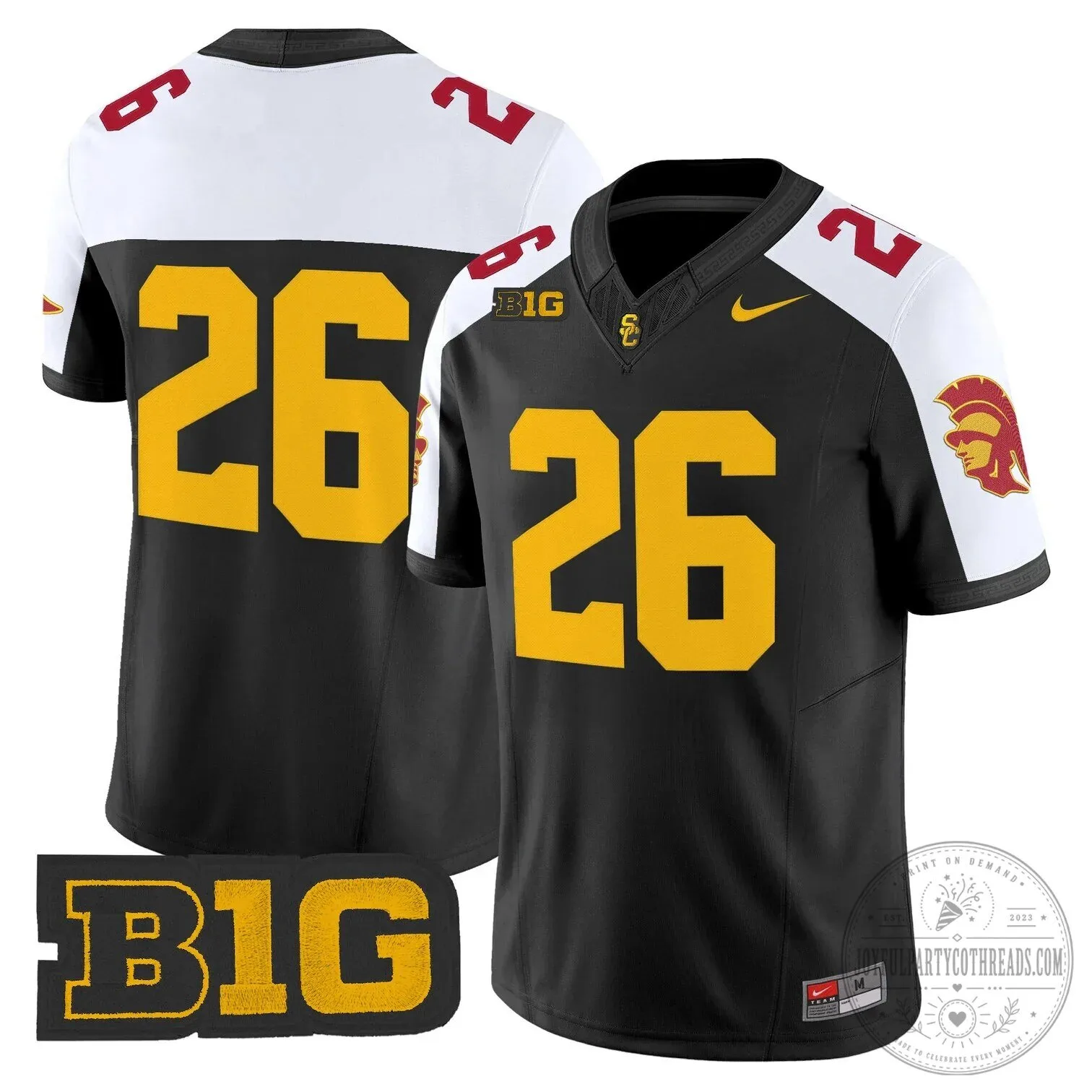 USC Trojans Football Team Red Number 14 Big Ten Conference Fan Jersey 93 USC Trojans Football Team Red Number 14 Big Ten Conference Fan Jersey