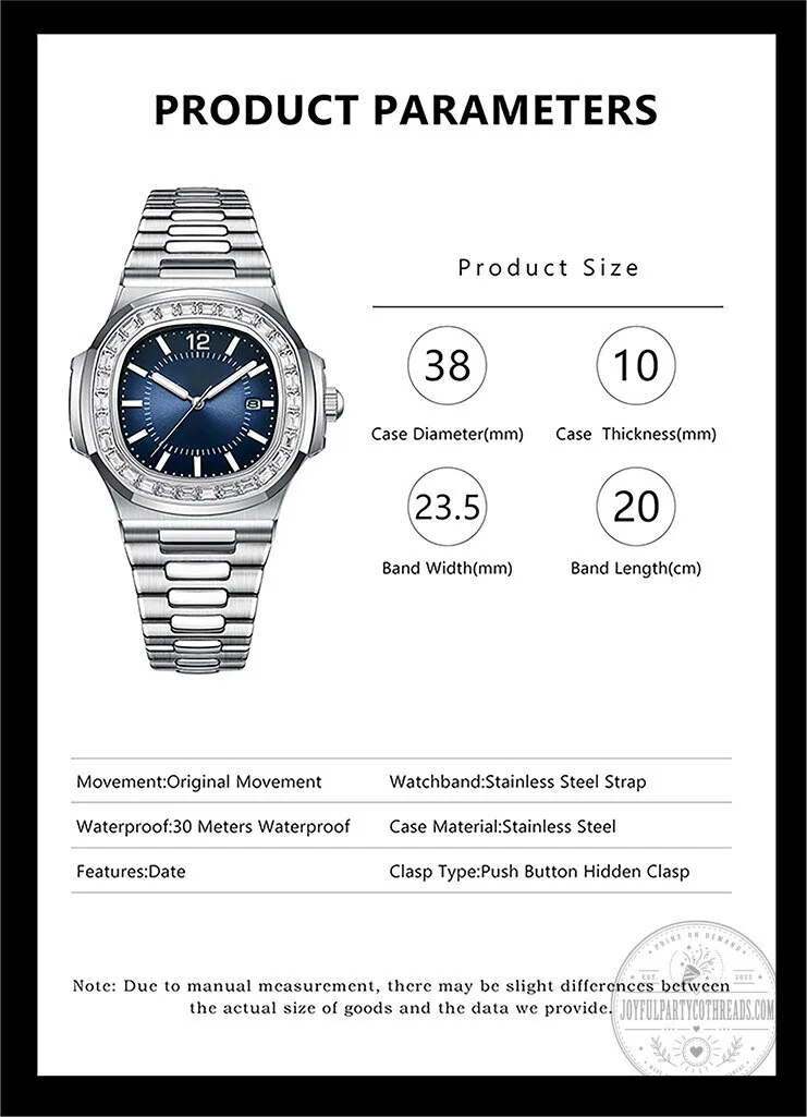 Custom Ford Mustang Diamond Bezel Stainless Steel Watch with Personalized Name 21 Custom Ford Mustang Diamond Bezel Stainless Steel Watch with Personalized Name