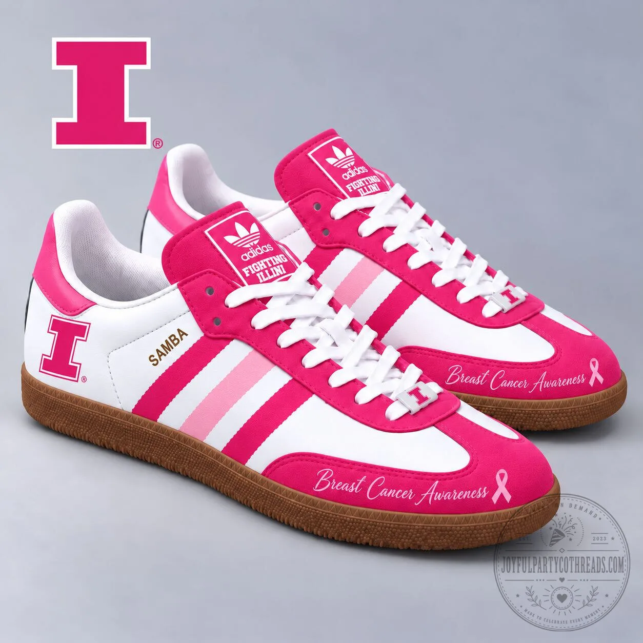 Illinois Fighting Illini Breast Cancer Awareness Game Day Shoes