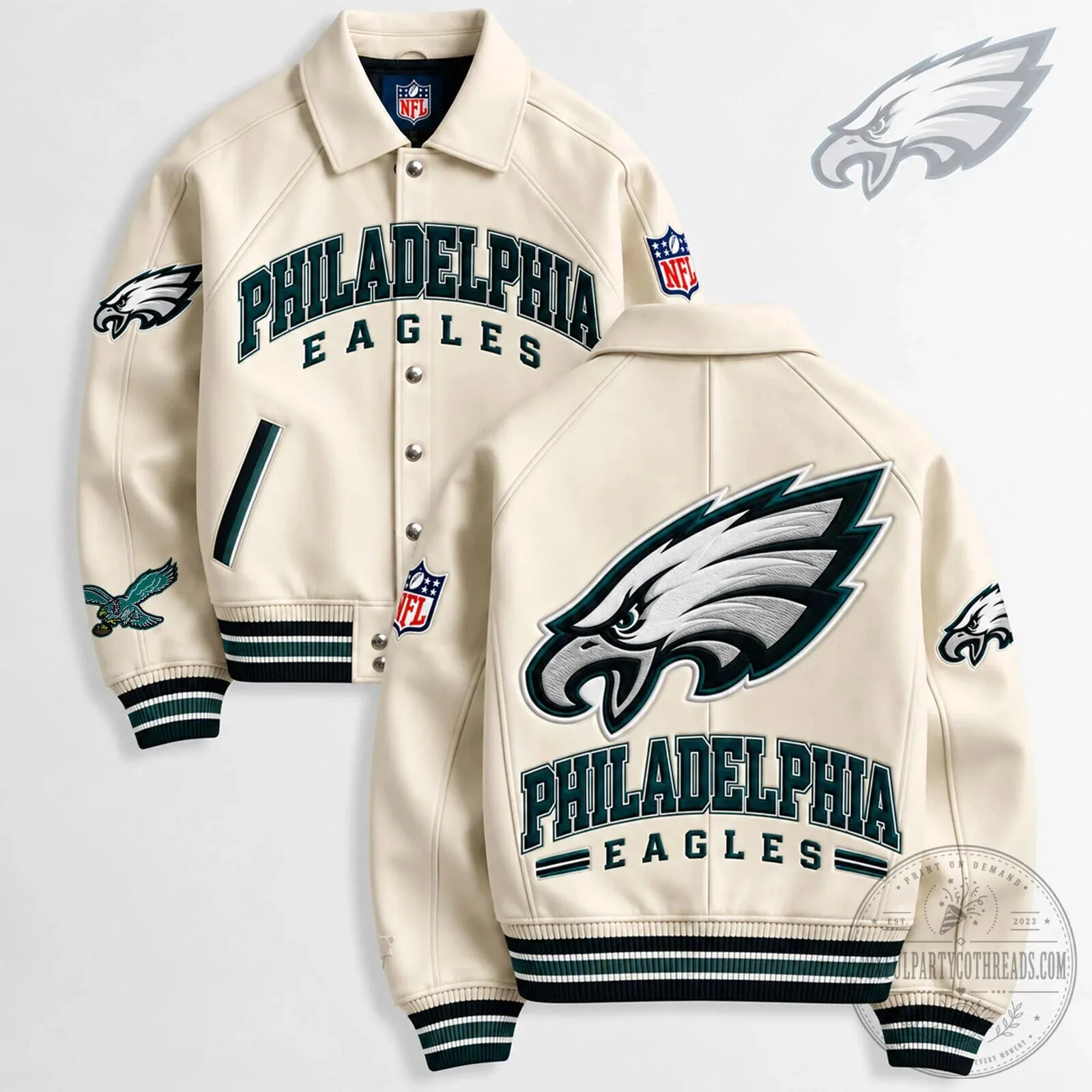 Fly Eagles Fly Philadelphia Eagles NFL Football Fan Jacket