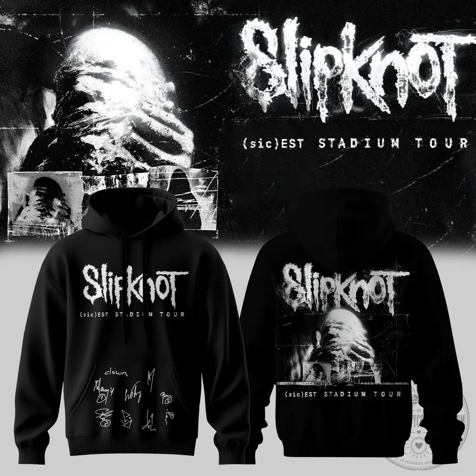 Slipknot (sic)est Stadium Tour Band Hoodie