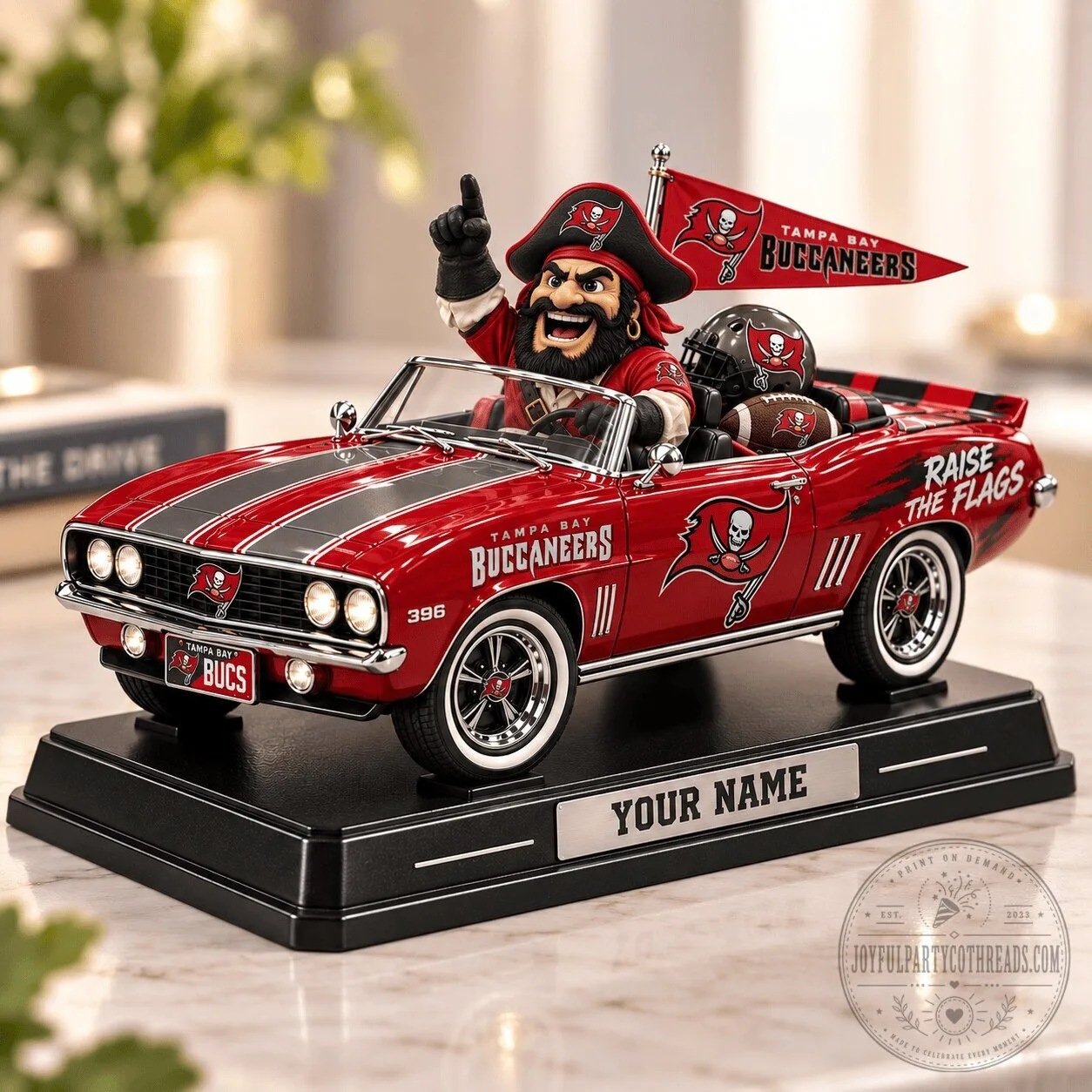 Tampa Bay Buccaneers NFL Car Figurine Collectible Statue 1 Tampa Bay Buccaneers NFL Car Figurine Collectible Statue