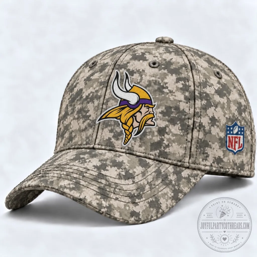 Minnesota Vikings National Football League Desert Camouflage Adjustable Cap Hat Minnesota Vikings National Football League Desert Camouflage Adjustable Cap Hat