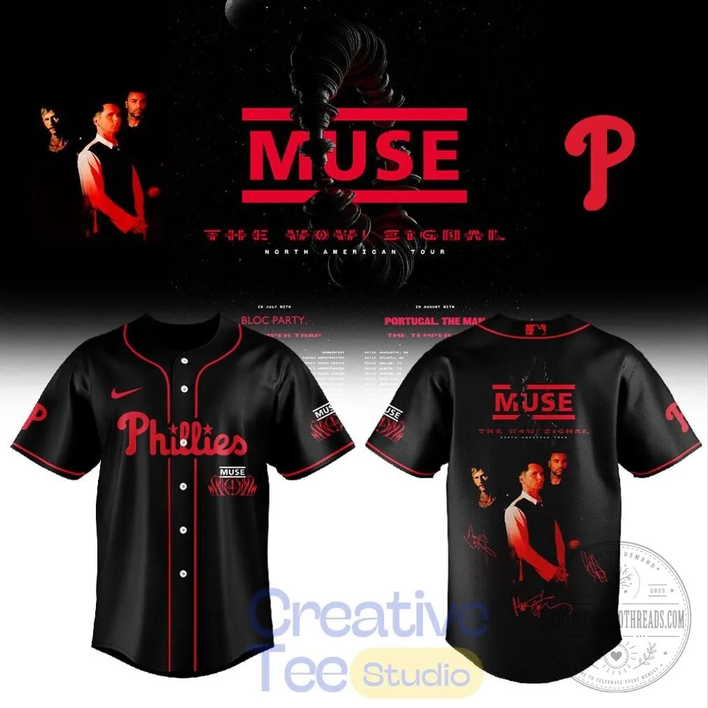 Muse The World Signal Tour 2026 Baseball Jersey