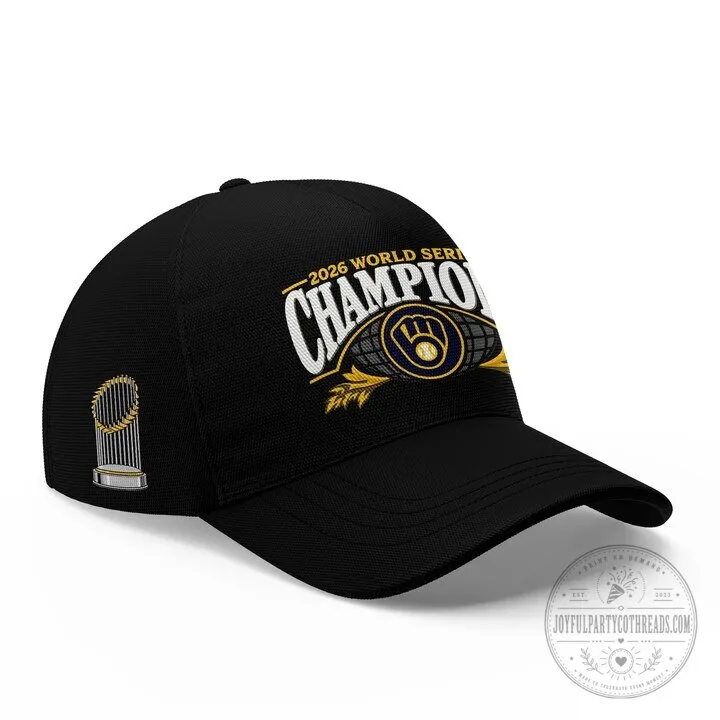 Milwaukee Brewers 2026 World Series Champions Locker Room Signature T-Shirt 10 Milwaukee Brewers 2026 World Series Champions Locker Room Signature T-Shirt