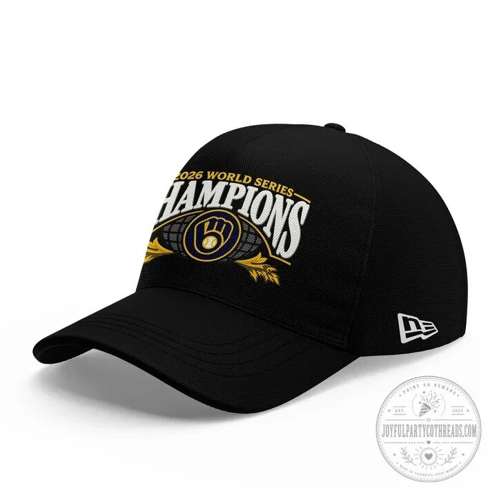 Milwaukee Brewers 2026 World Series Champions Locker Room Signature T-Shirt 11 Milwaukee Brewers 2026 World Series Champions Locker Room Signature T-Shirt