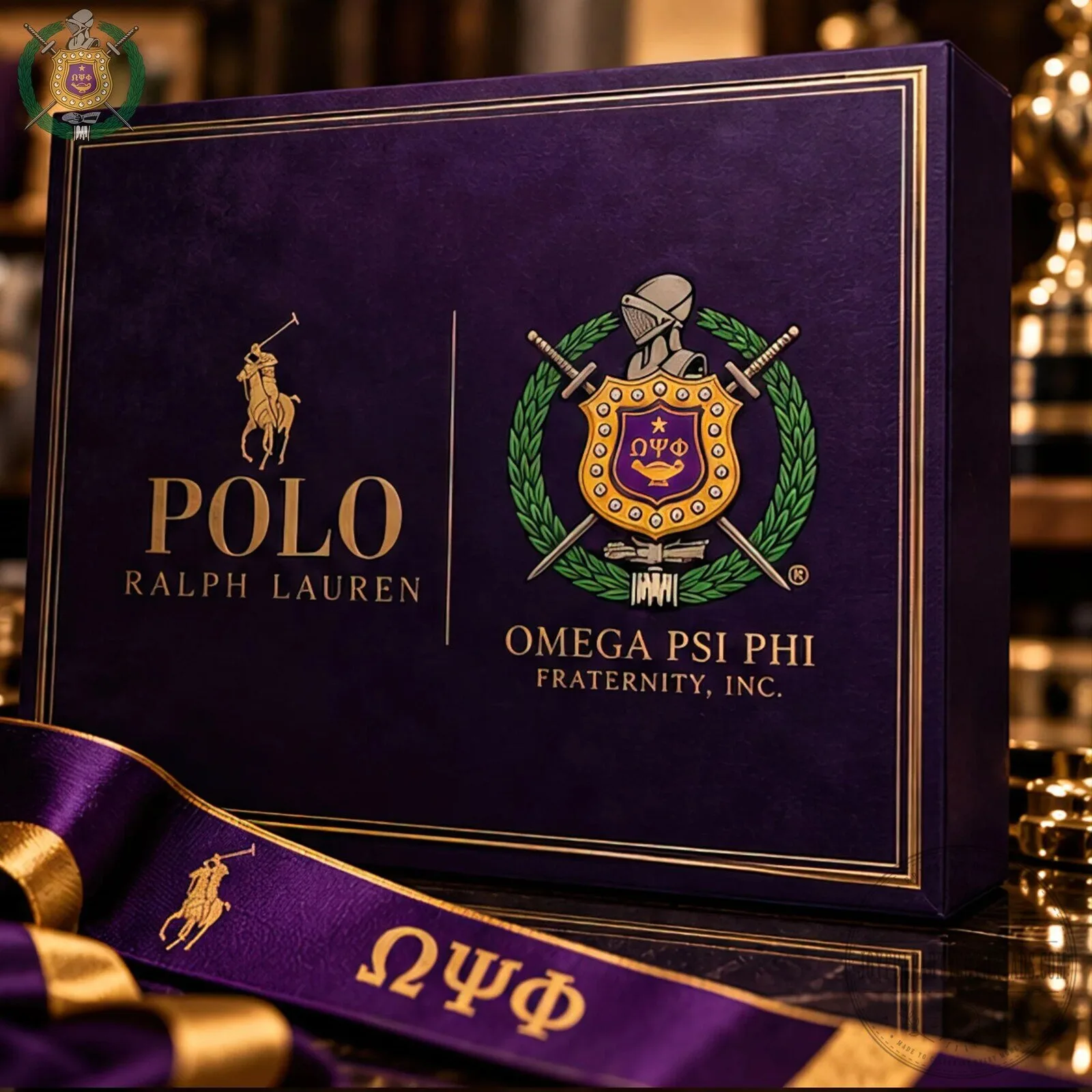 Omega Psi Phi Fraternity Polo Ralph Lauren Purple Crewneck Sweatshirt 9 Omega Psi Phi Fraternity Polo Ralph Lauren Purple Crewneck Sweatshirt