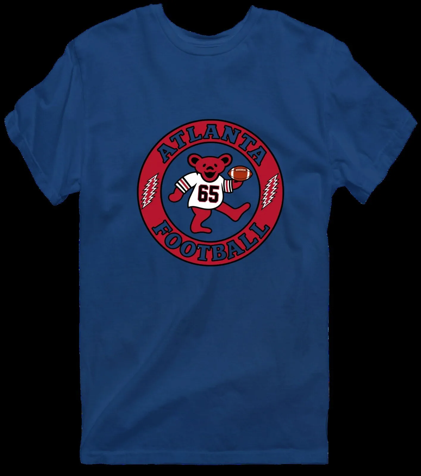 Atlanta Football Dancing Bear Grateful Dead Inspired Graphic T-Shirt 14 Atlanta Football Dancing Bear Grateful Dead Inspired Graphic T-Shirt