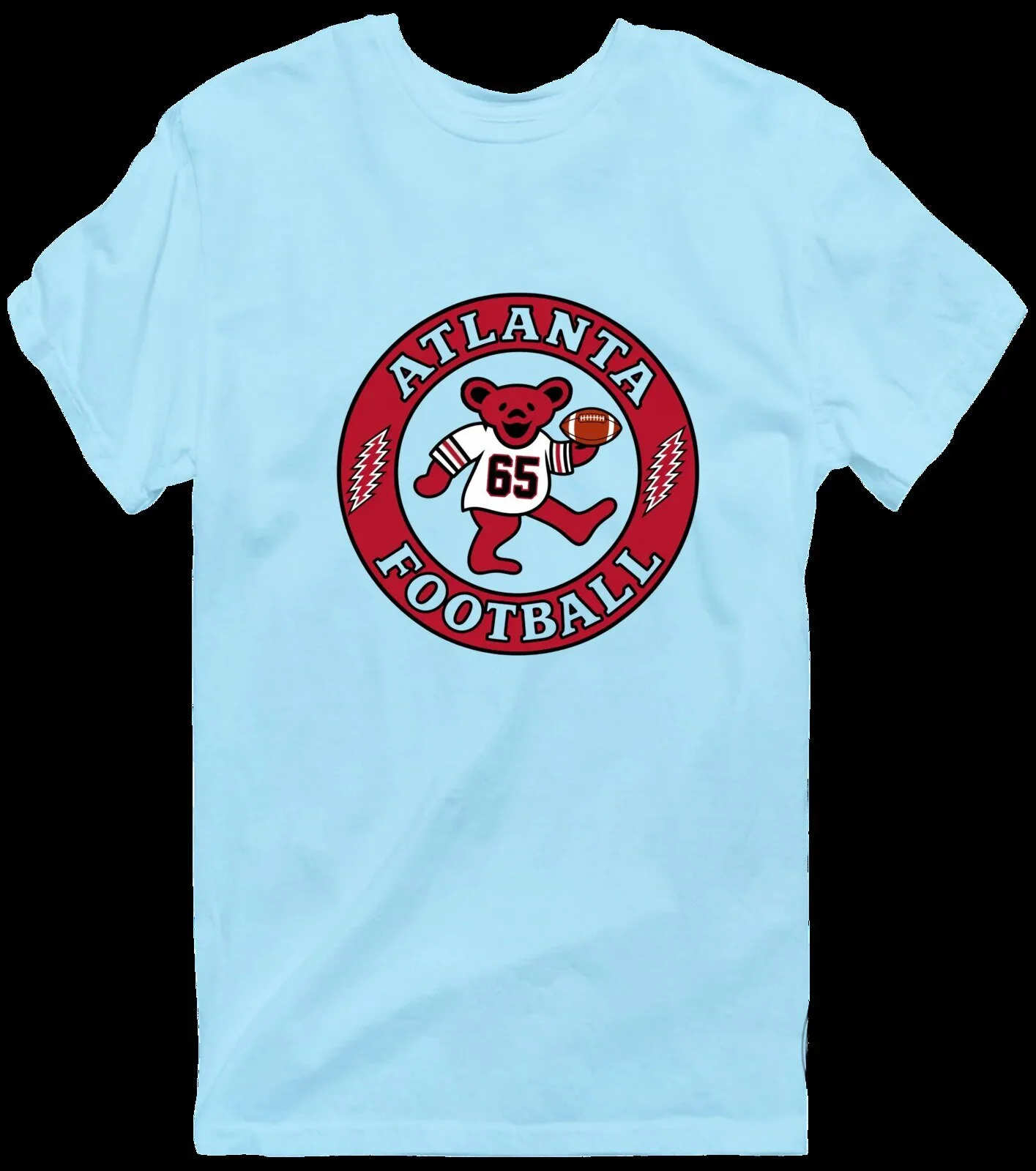 Atlanta Football Dancing Bear Grateful Dead Inspired Graphic T-Shirt 16 Atlanta Football Dancing Bear Grateful Dead Inspired Graphic T-Shirt