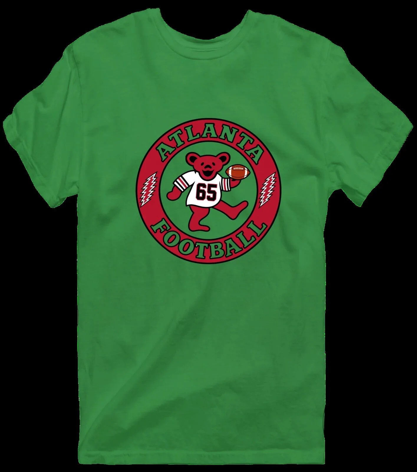 Atlanta Football Dancing Bear Grateful Dead Inspired Graphic T-Shirt 17 Atlanta Football Dancing Bear Grateful Dead Inspired Graphic T-Shirt