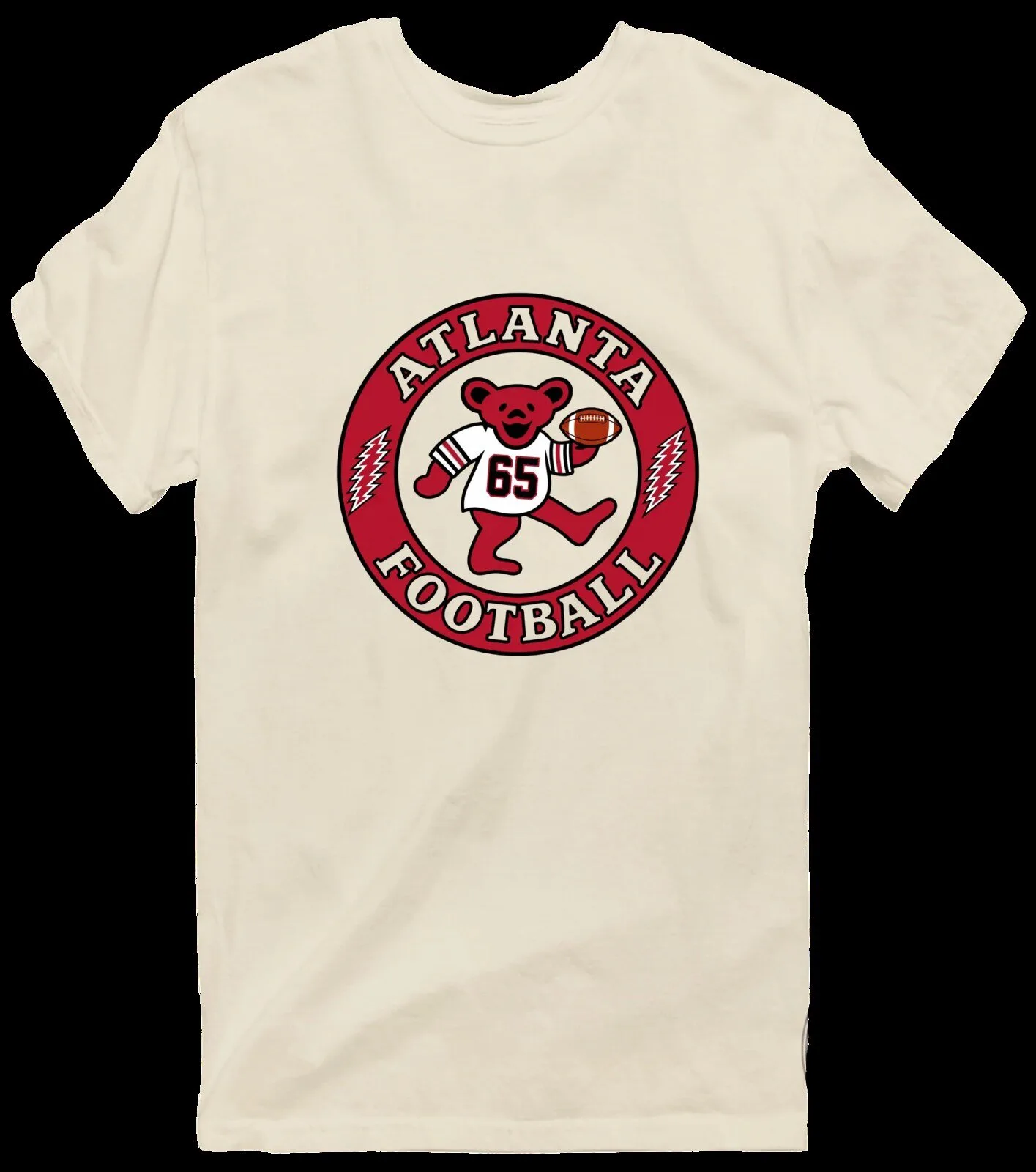 Atlanta Football Dancing Bear Grateful Dead Inspired Graphic T-Shirt 19 Atlanta Football Dancing Bear Grateful Dead Inspired Graphic T-Shirt