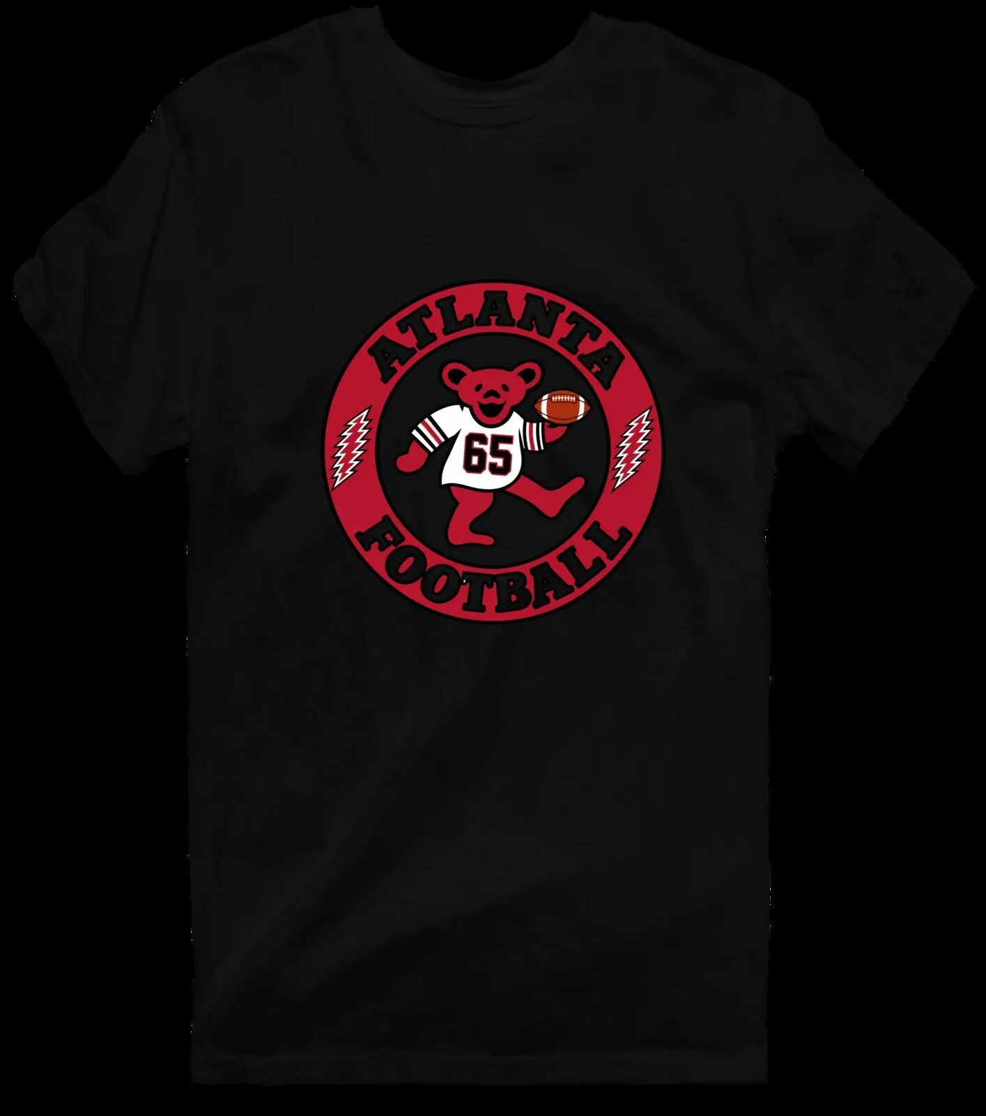 Atlanta Football Dancing Bear Grateful Dead Inspired Graphic T-Shirt 20 Atlanta Football Dancing Bear Grateful Dead Inspired Graphic T-Shirt