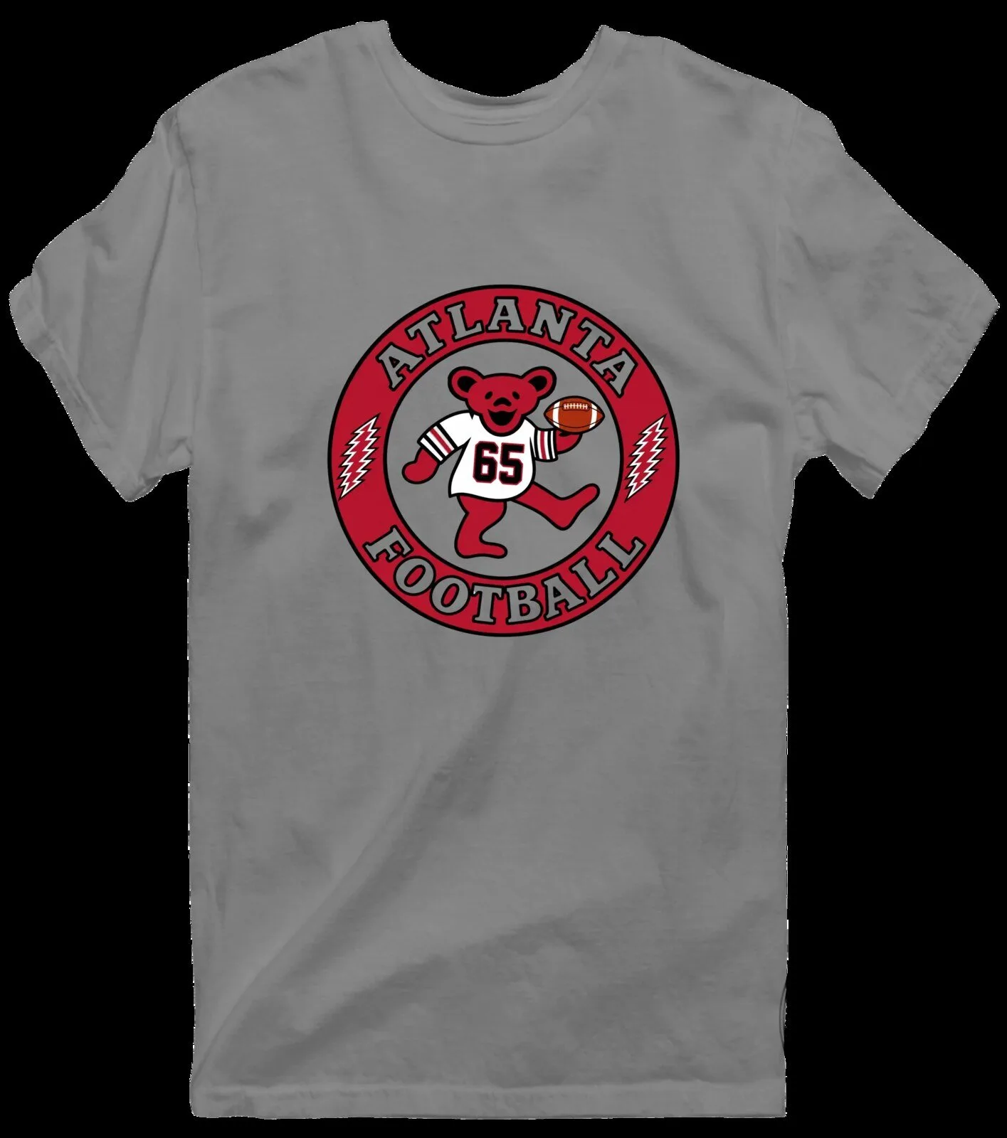 Atlanta Football Dancing Bear Grateful Dead Inspired Graphic T-Shirt 21 Atlanta Football Dancing Bear Grateful Dead Inspired Graphic T-Shirt