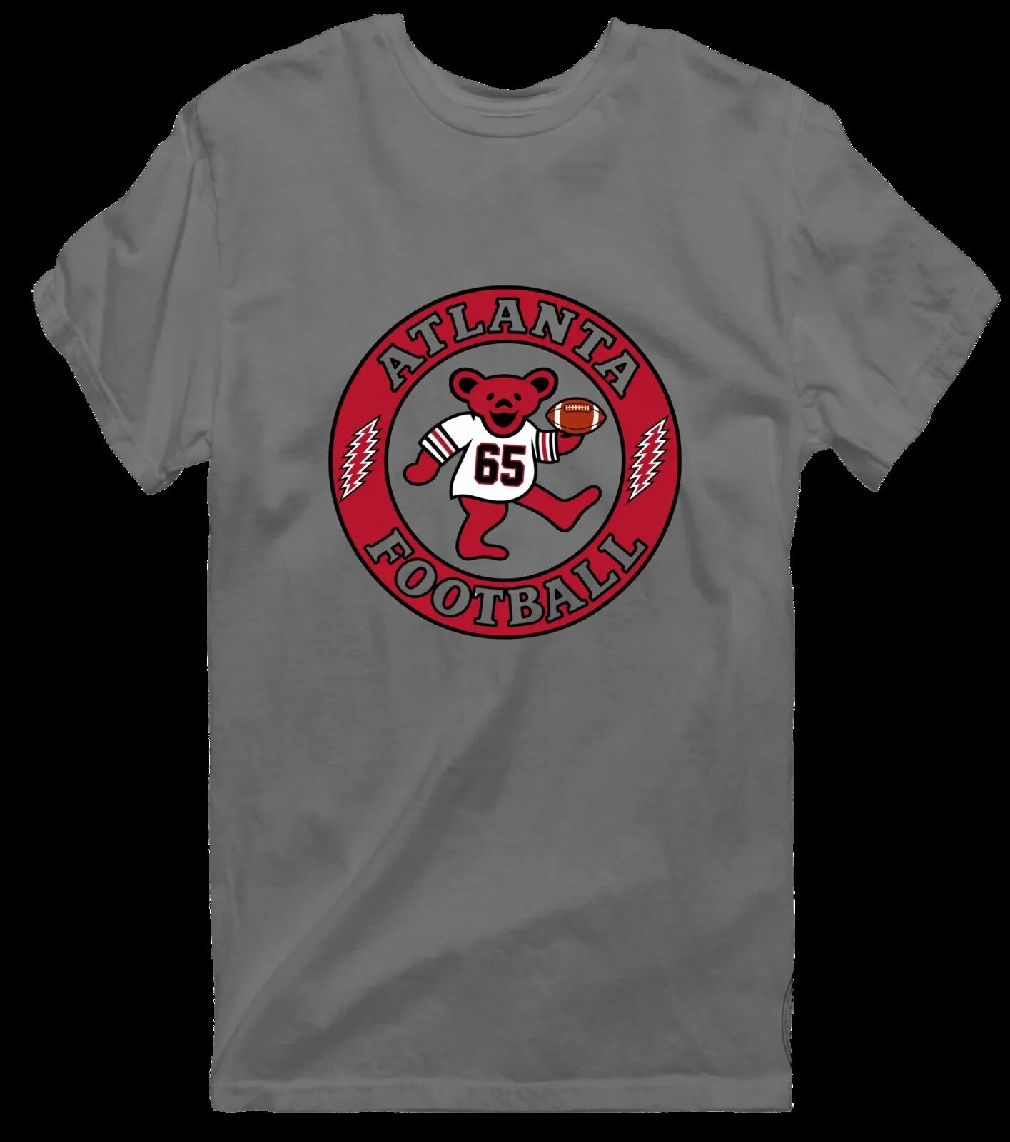 Atlanta Football Dancing Bear Grateful Dead Inspired Graphic T-Shirt 22 Atlanta Football Dancing Bear Grateful Dead Inspired Graphic T-Shirt